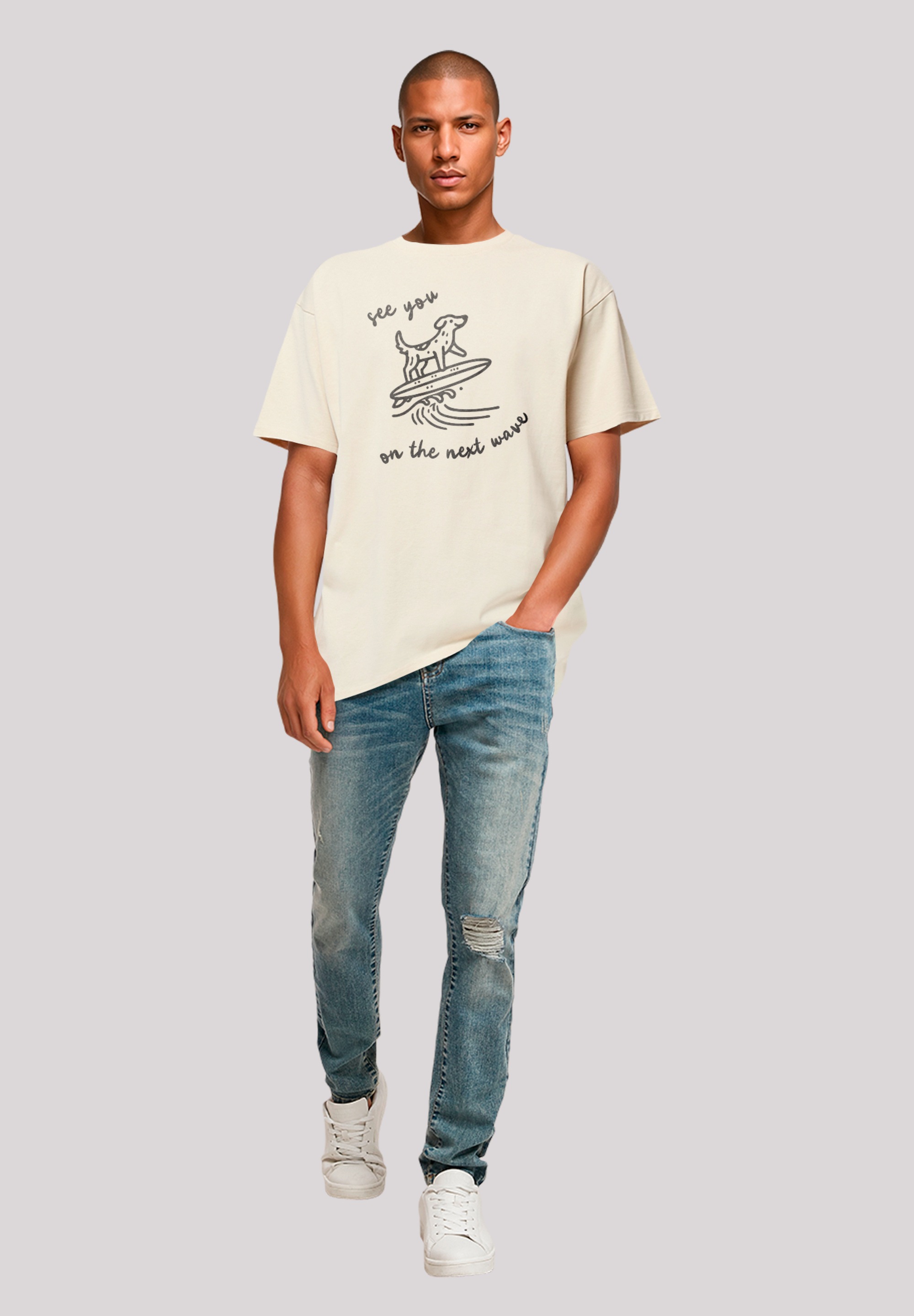 F4NT4STIC T-Shirt »See You On The Next Wave«, Premium Qualität