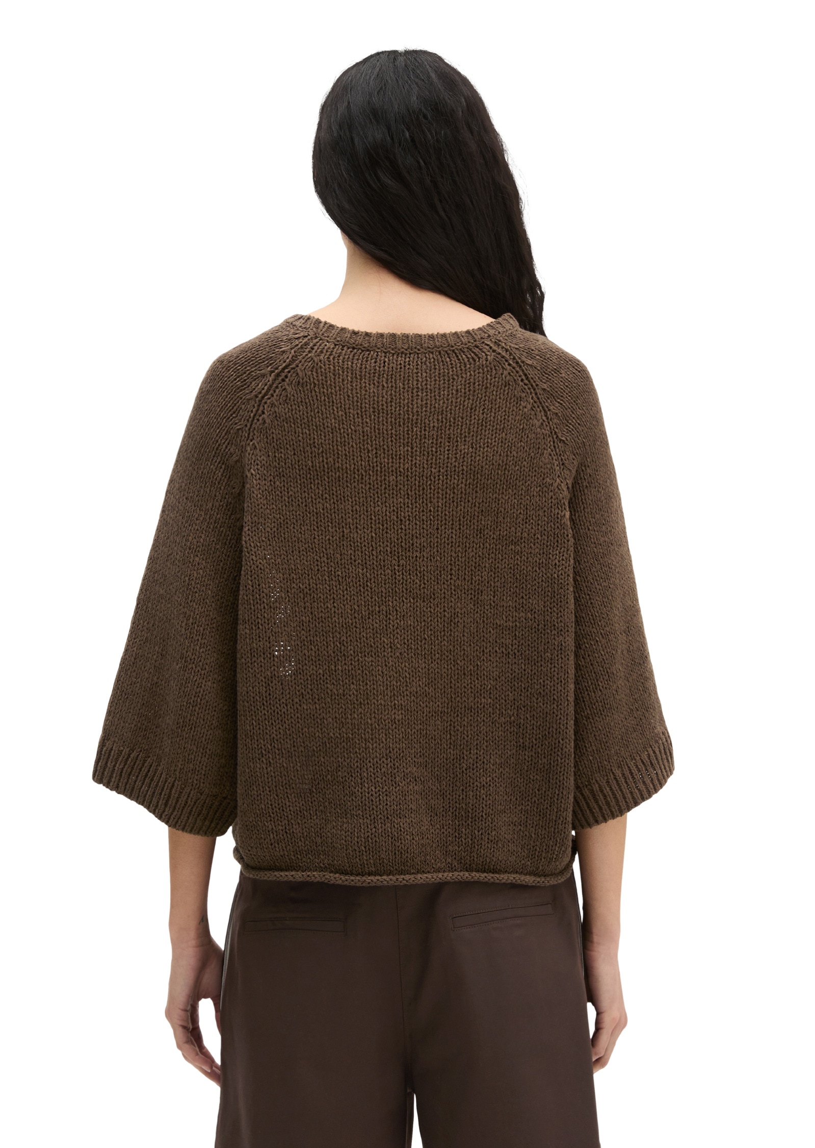 Marc O'Polo Strickpullover »aus Bändchengarn«