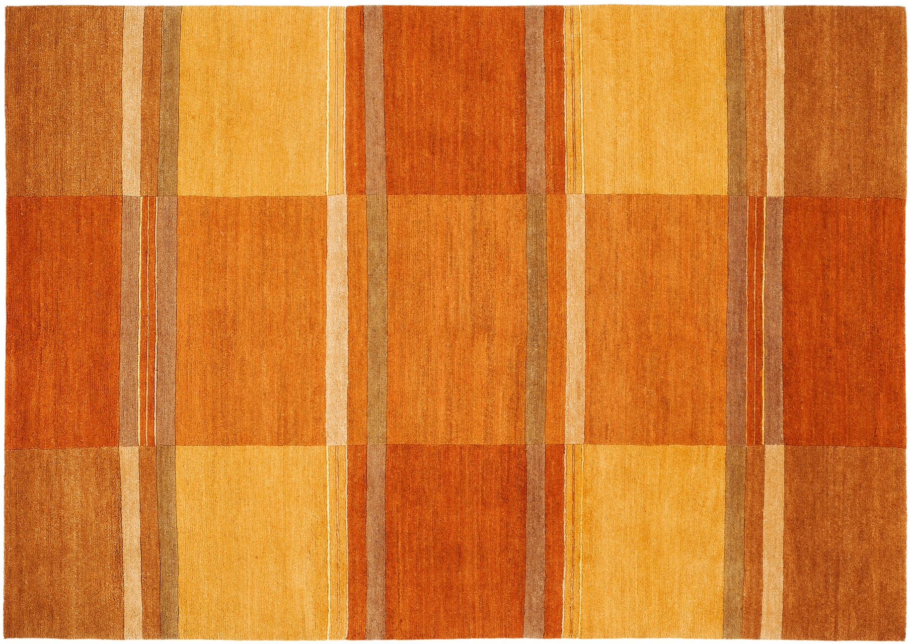 Wollteppich OCI DIE TEPPICHMARKE "Sensation Soya" Gr. 3, rosa (kupfer), B:120cm H:6mm L:180cm, Seide, Wolle, Teppiche, handgeknüpft, Nepal, reine Wolle, Wohnzimmer