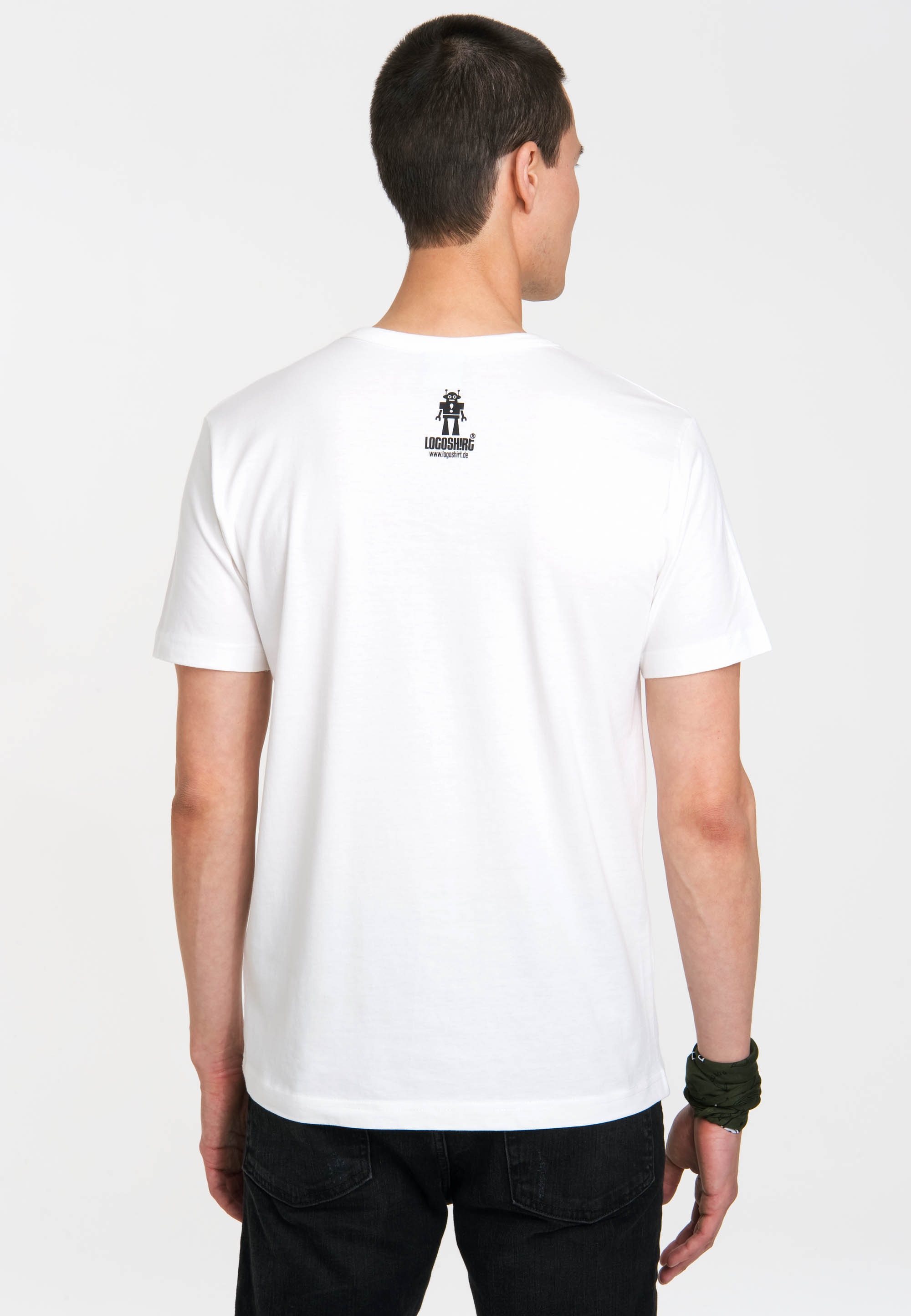 LOGOSHIRT T-Shirt »Roboter Logoshirt Logo«, mit Roboter-Print