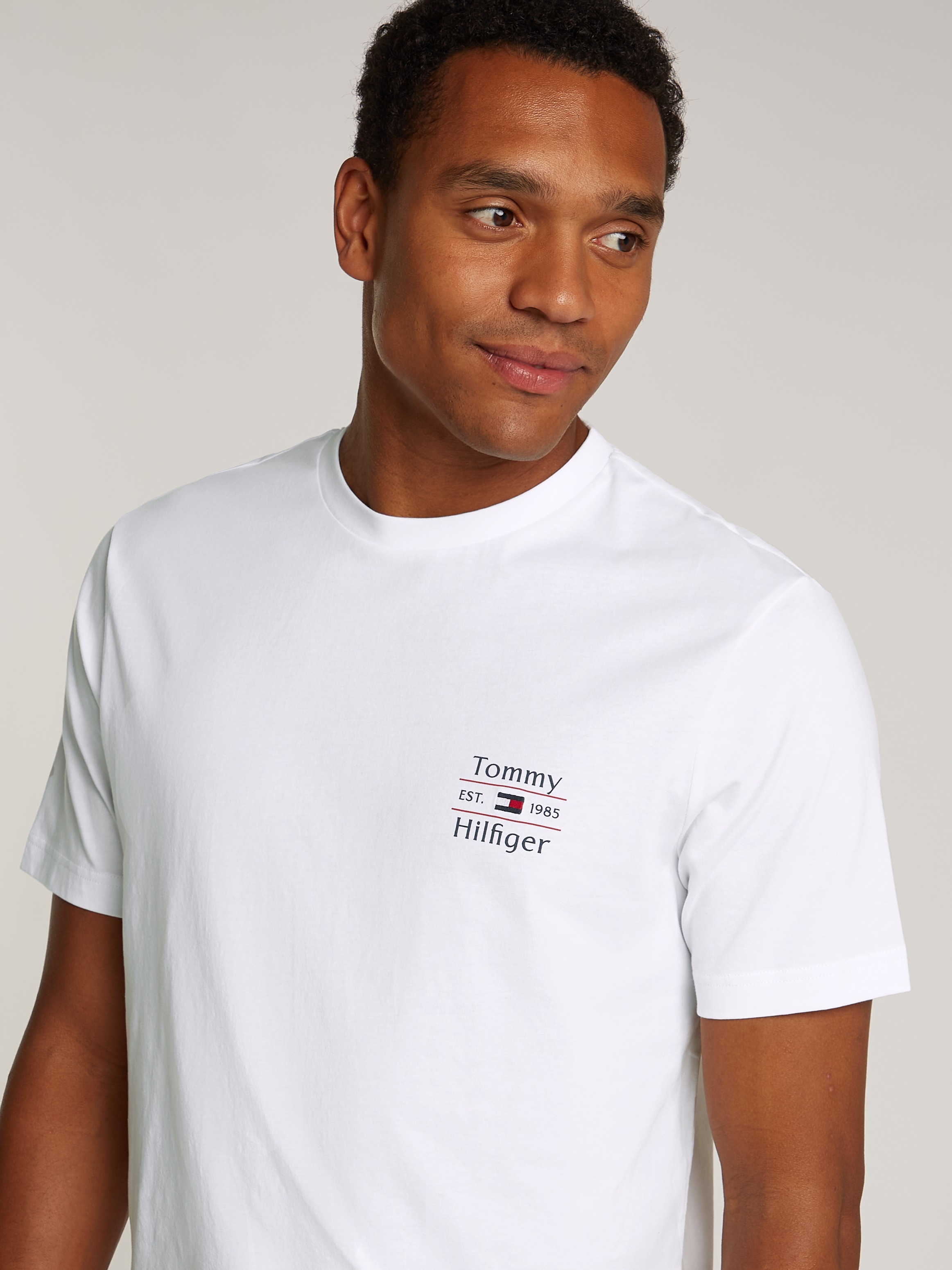 Tommy Hilfiger Rundhalsshirt »HILFIGER STACK TEE«