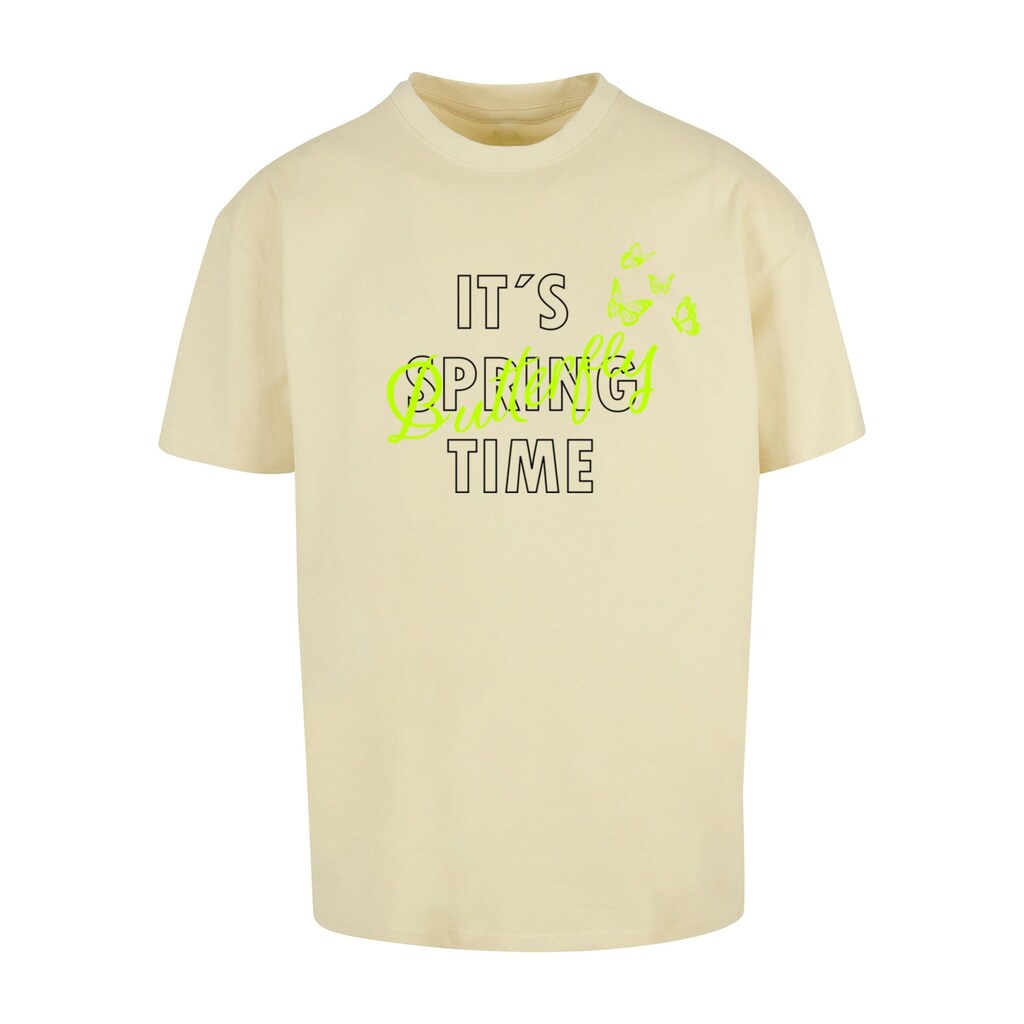 Merchcode T-Shirt »Merchcode Herren Its Spring Time Heavy Oversized Tee«, (1 tlg.)
