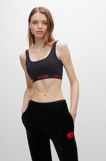 HUGO Underwear Bralette-BH "BRALETTE SPORTY LOGO", mit elastischem Bund günstig online kaufen