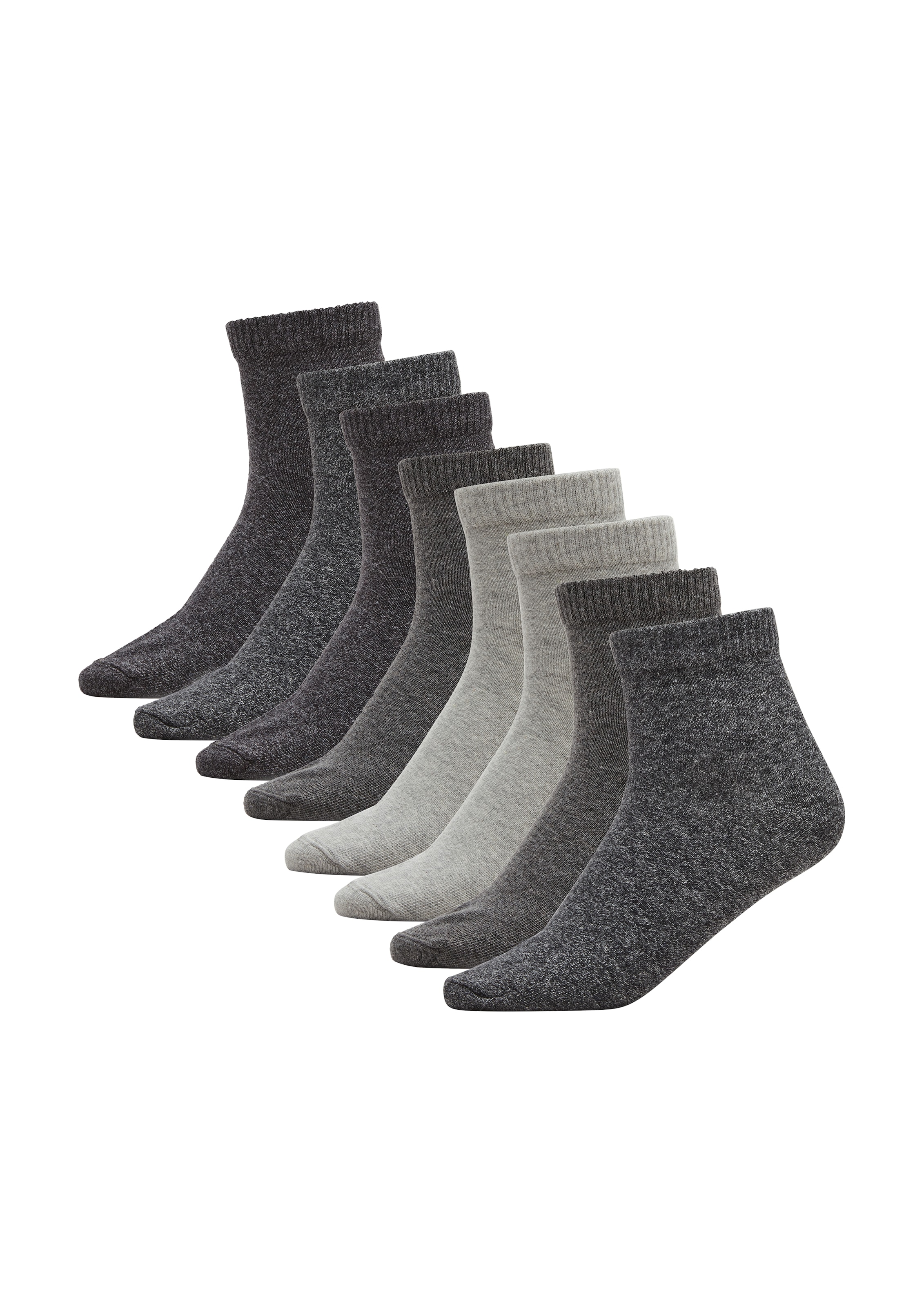 s.Oliver Kurzsocken »essentials«, (8 Paar), mit pflegeleichtem Materialmix