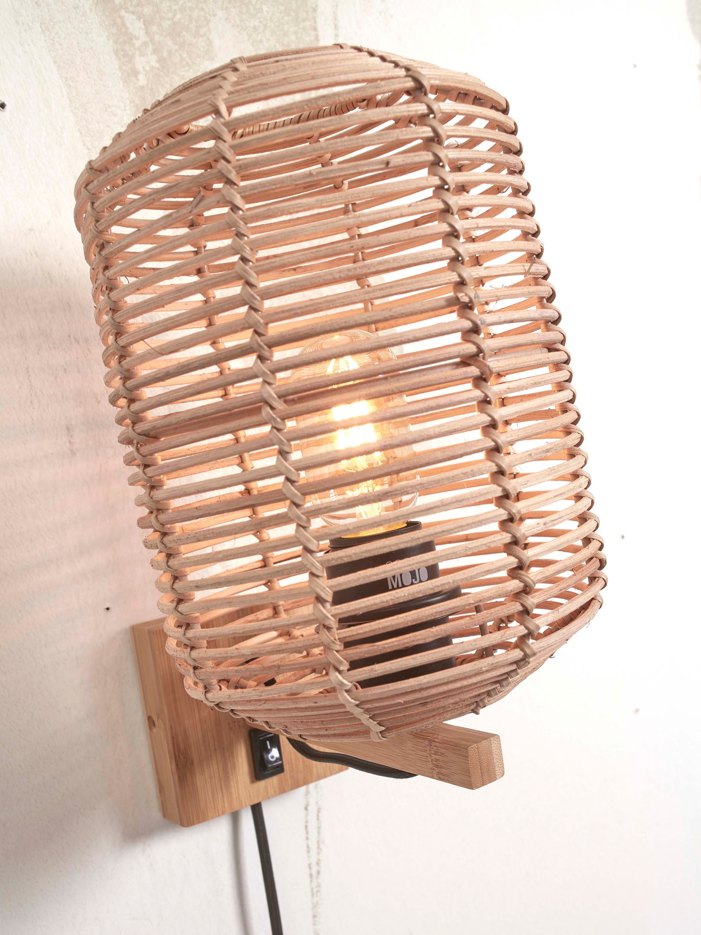 GOOD&MOJO Wandleuchte »TANAMI«, 1 flammig, Leuchtmittel E27 | ohne Leuchtmittel