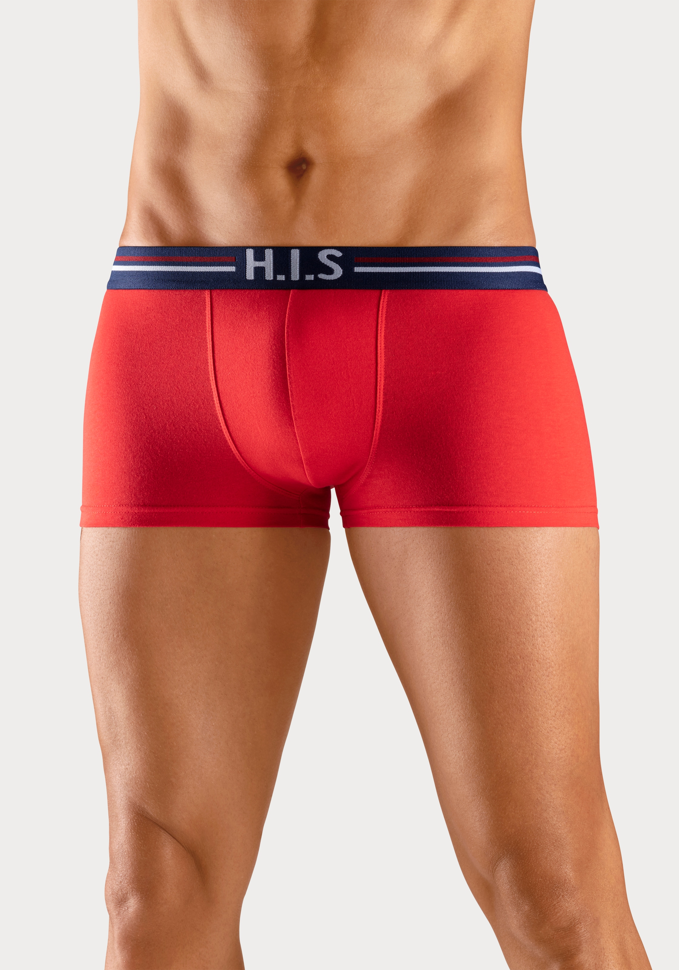 H.I.S Hipster, (Packung, 5 St.), knapp sitzende Boxershorts mit Streifen au günstig online kaufen