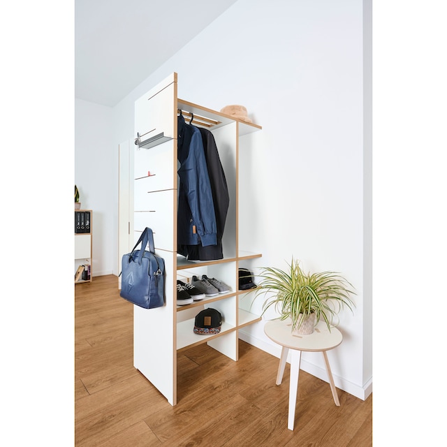 Tojo Garderobe »angeber 500 + 800«, kann frei oder an der Wand stehen,  Breite/Höhe: 50/180 cm bestellen | BAUR