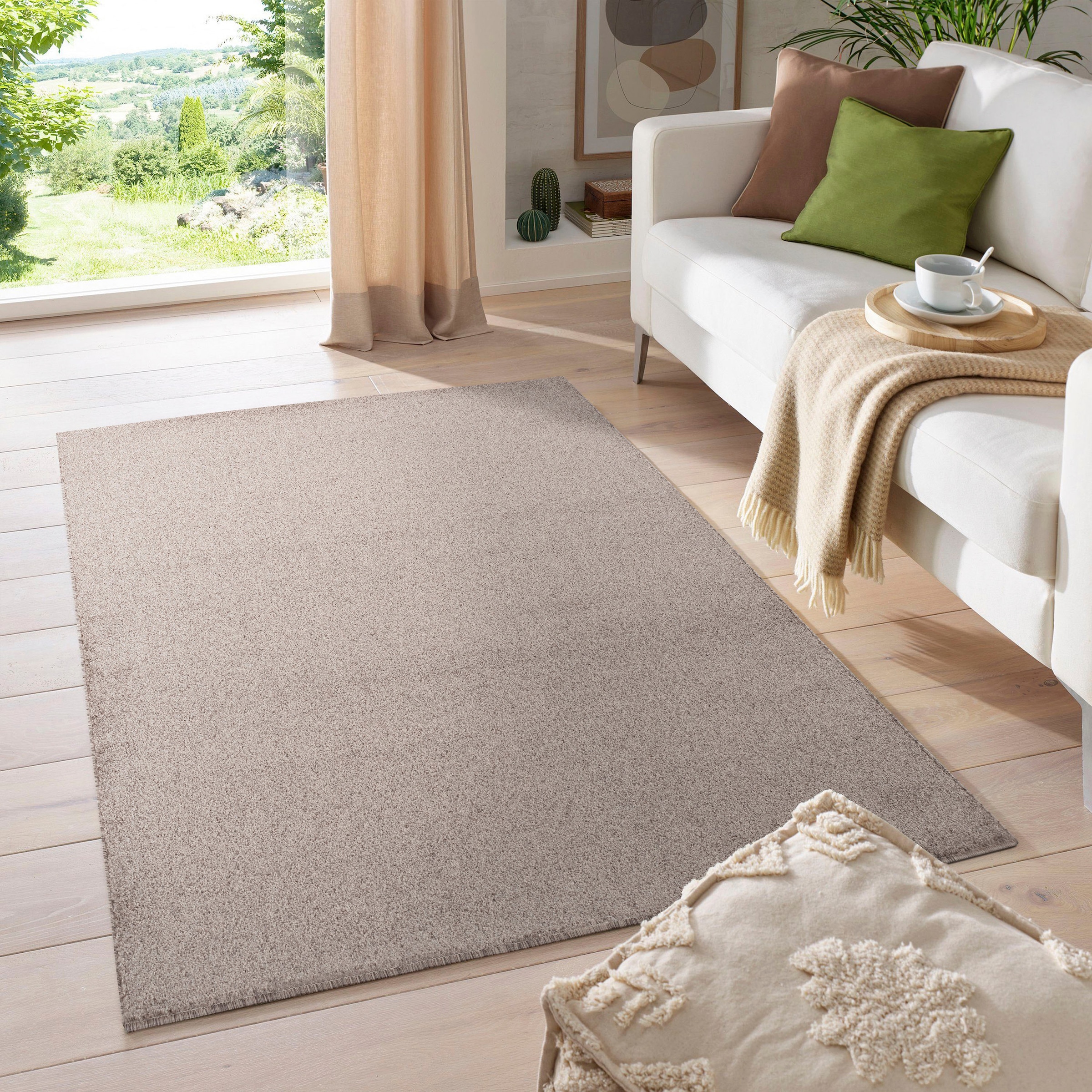 my home Kilimas »Kurzflor-Frisee MALAGA 4700 u...
