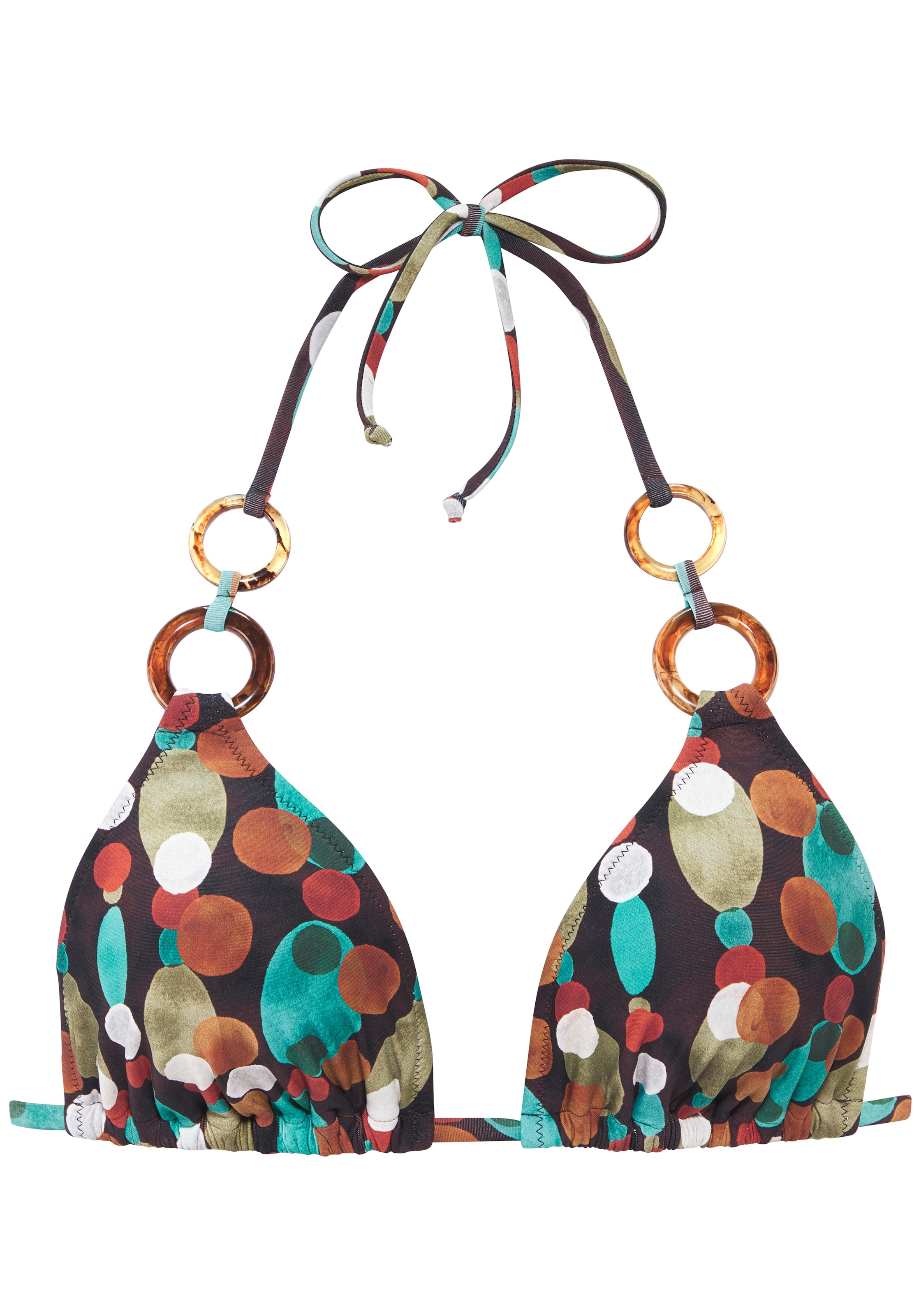 LASCANA Triangel-Bikini »Nadette« mit Zierringen