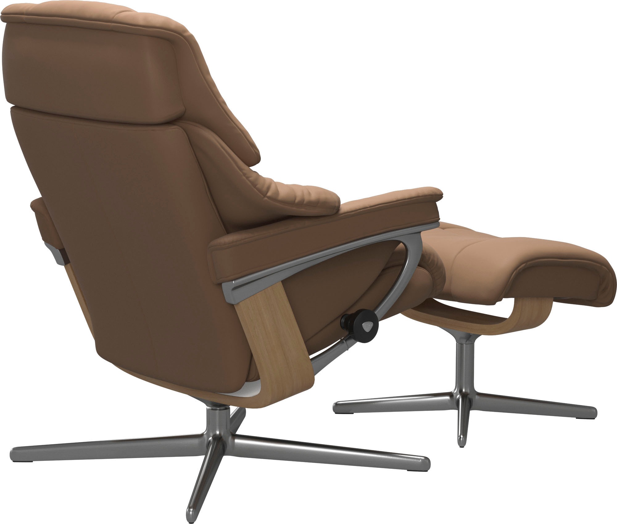 Stressless® Fußhocker »Reno«, mit Cross Base, Größe S, M & L, Holzakzent Eiche