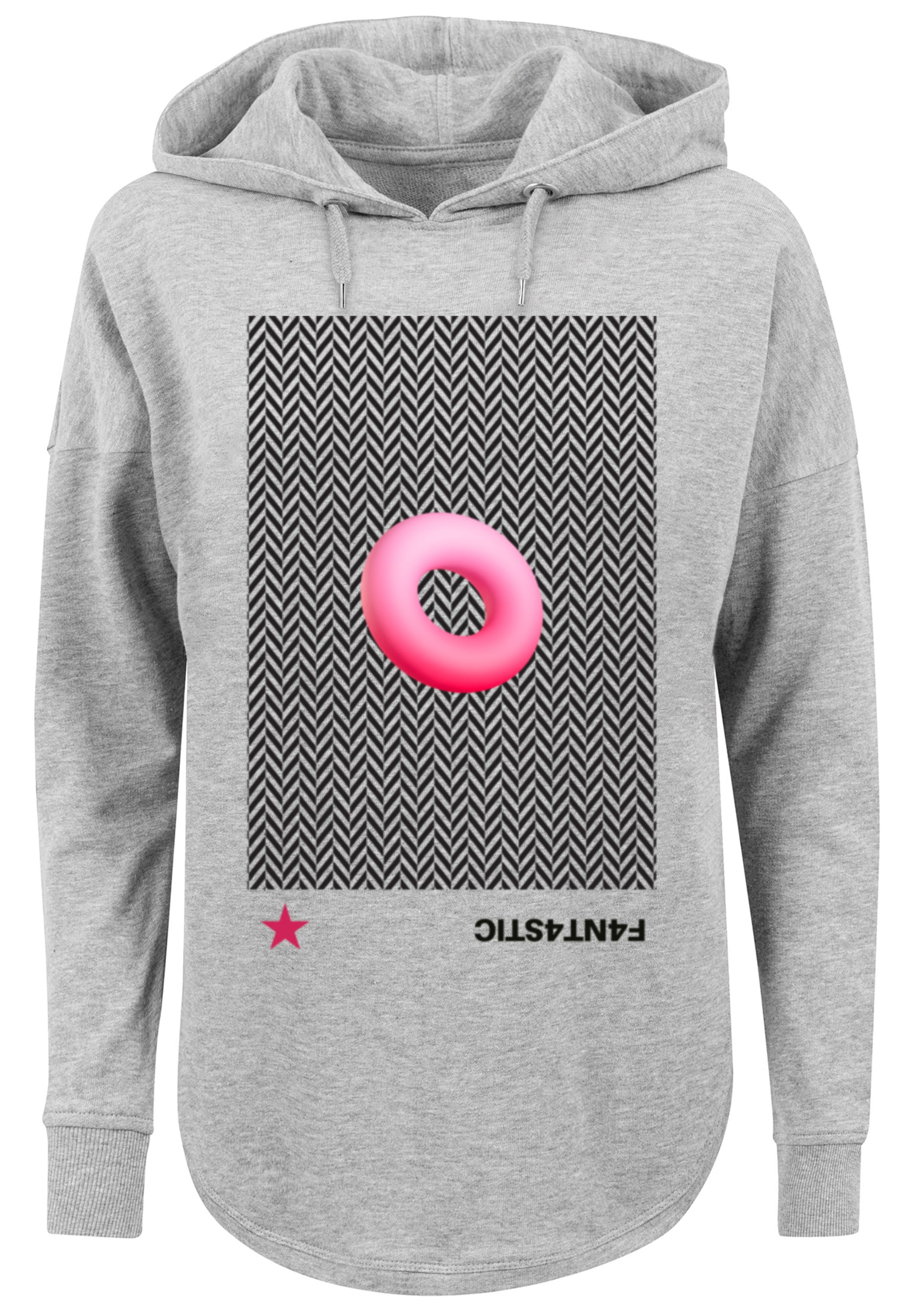 F4NT4STIC Kapuzenpullover »3D PINK RING«, Print