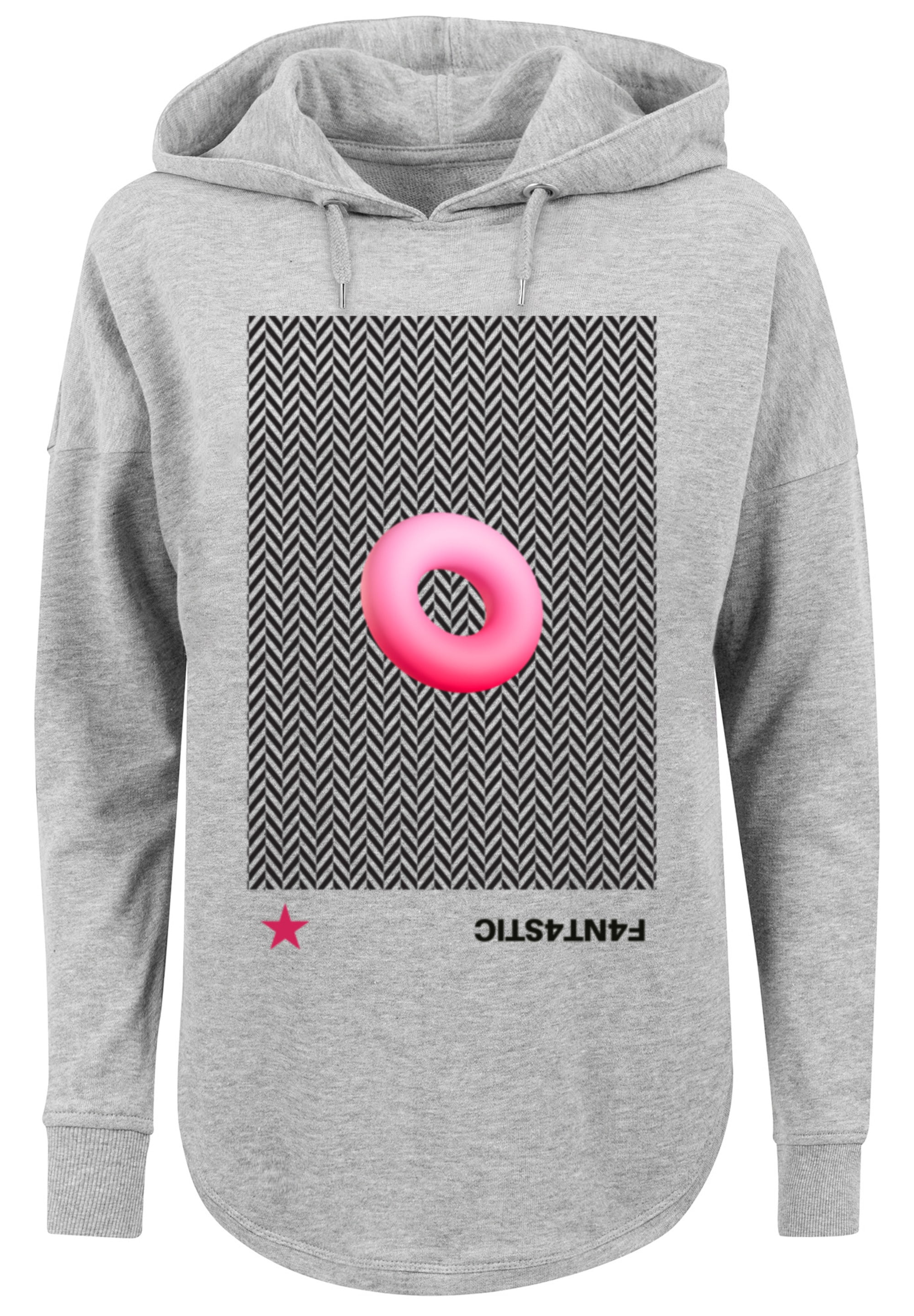 F4NT4STIC Kapuzenpullover "3D PINK RING", Print günstig online kaufen