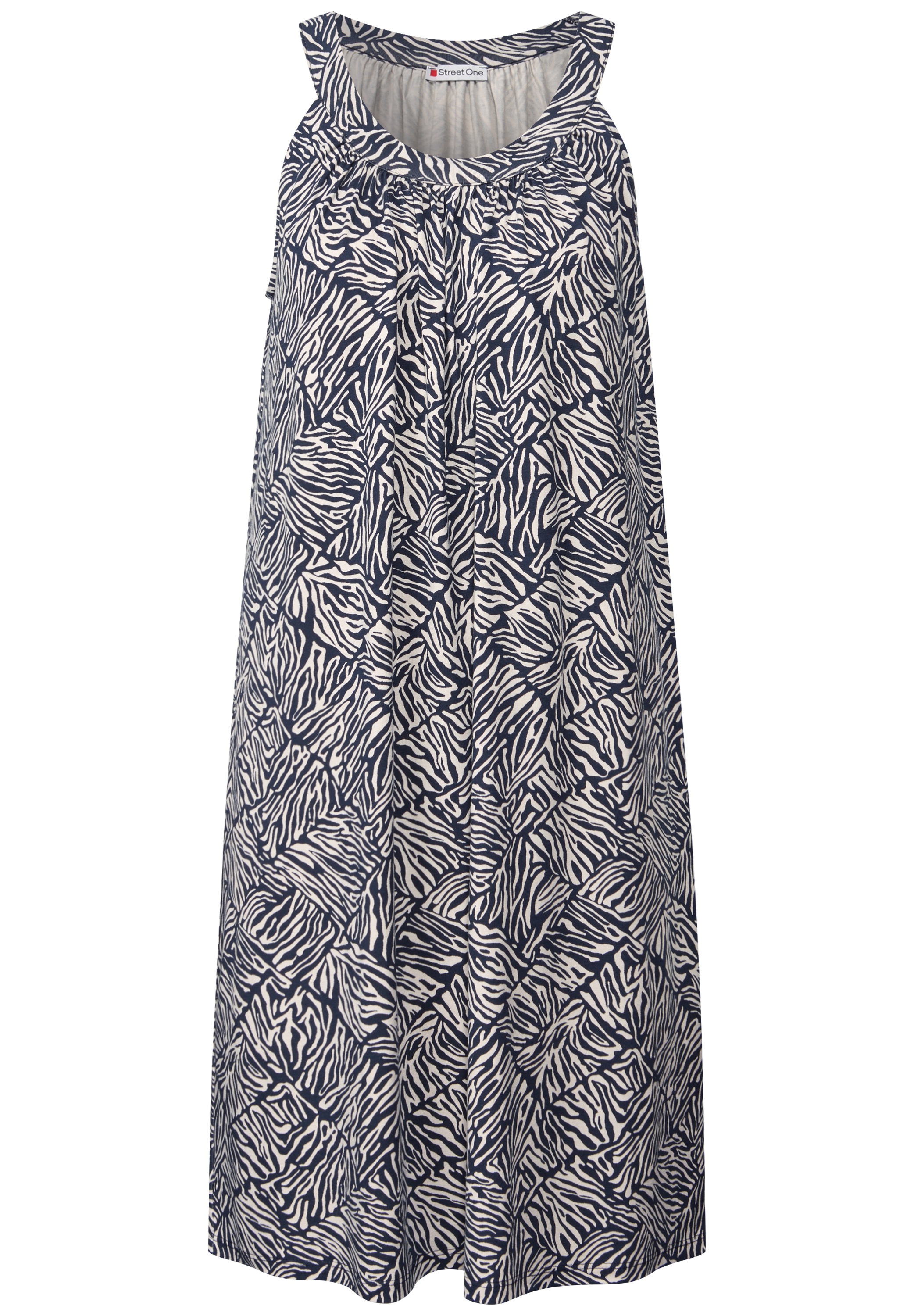 Thumbnail - STREET ONE Neckholderkleid Ohne Taschen mit grafischem Muster