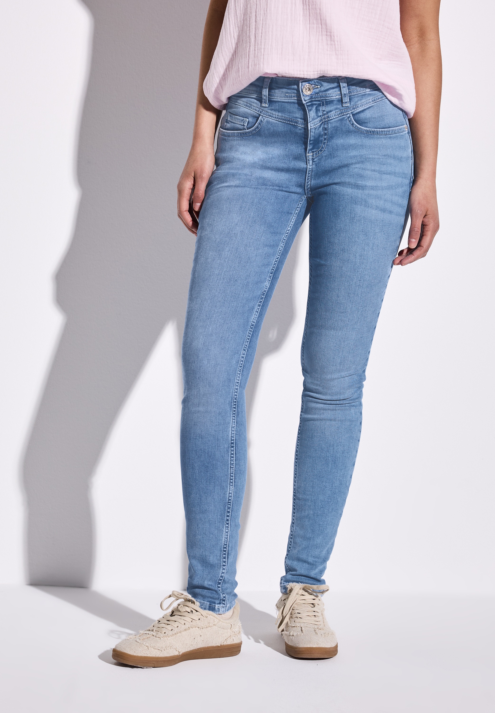 STREET ONE Slim-fit-Jeans, 5-Pocket-Style