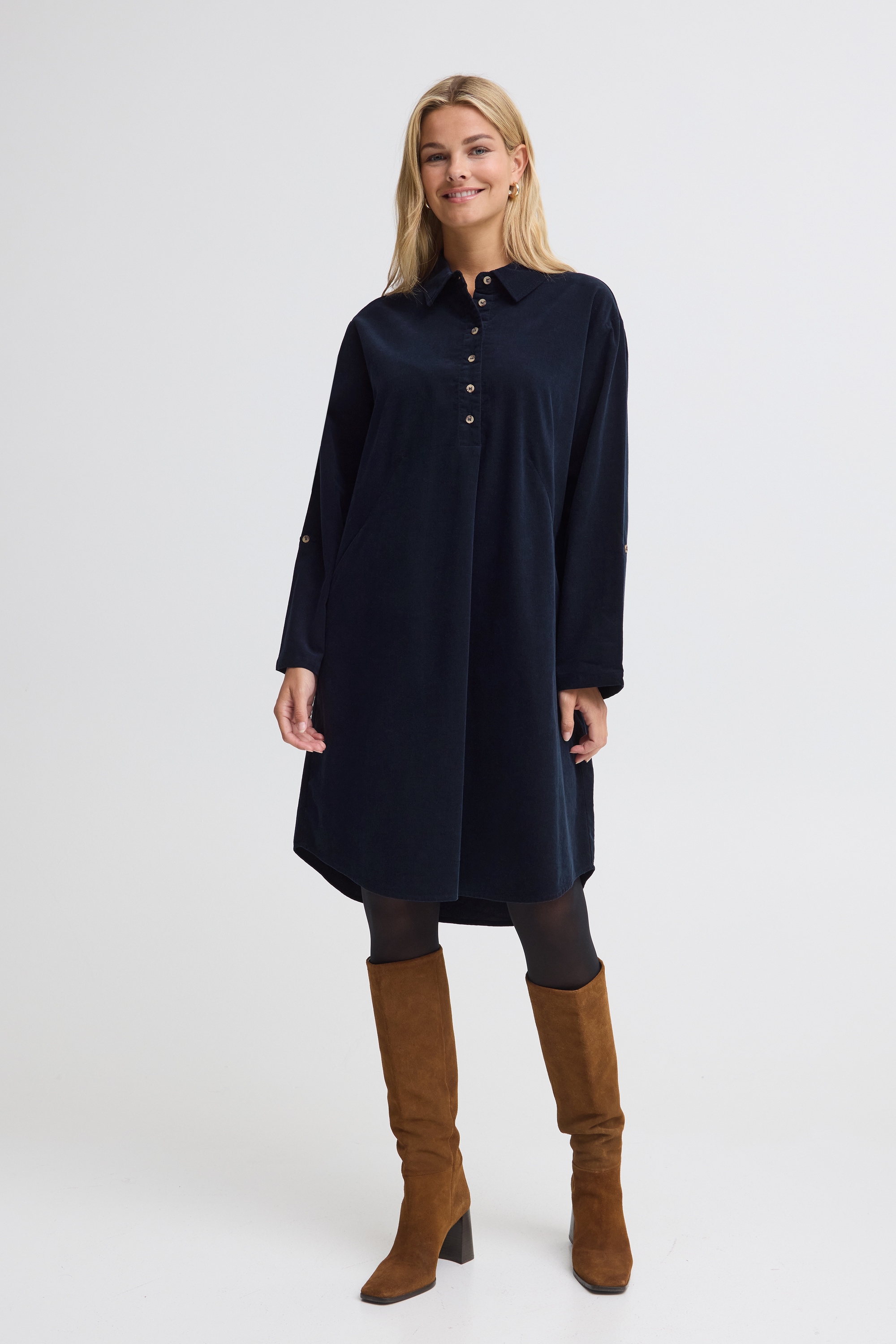 fransa Midikleid »Damen Casual FRCORY«