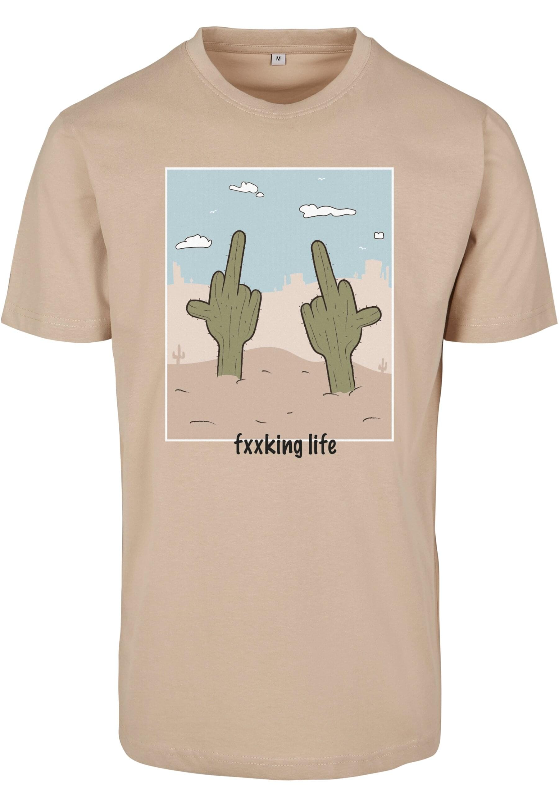 MisterTee T-Shirt »Herren Fucking Life Tee«, (1 tlg.)