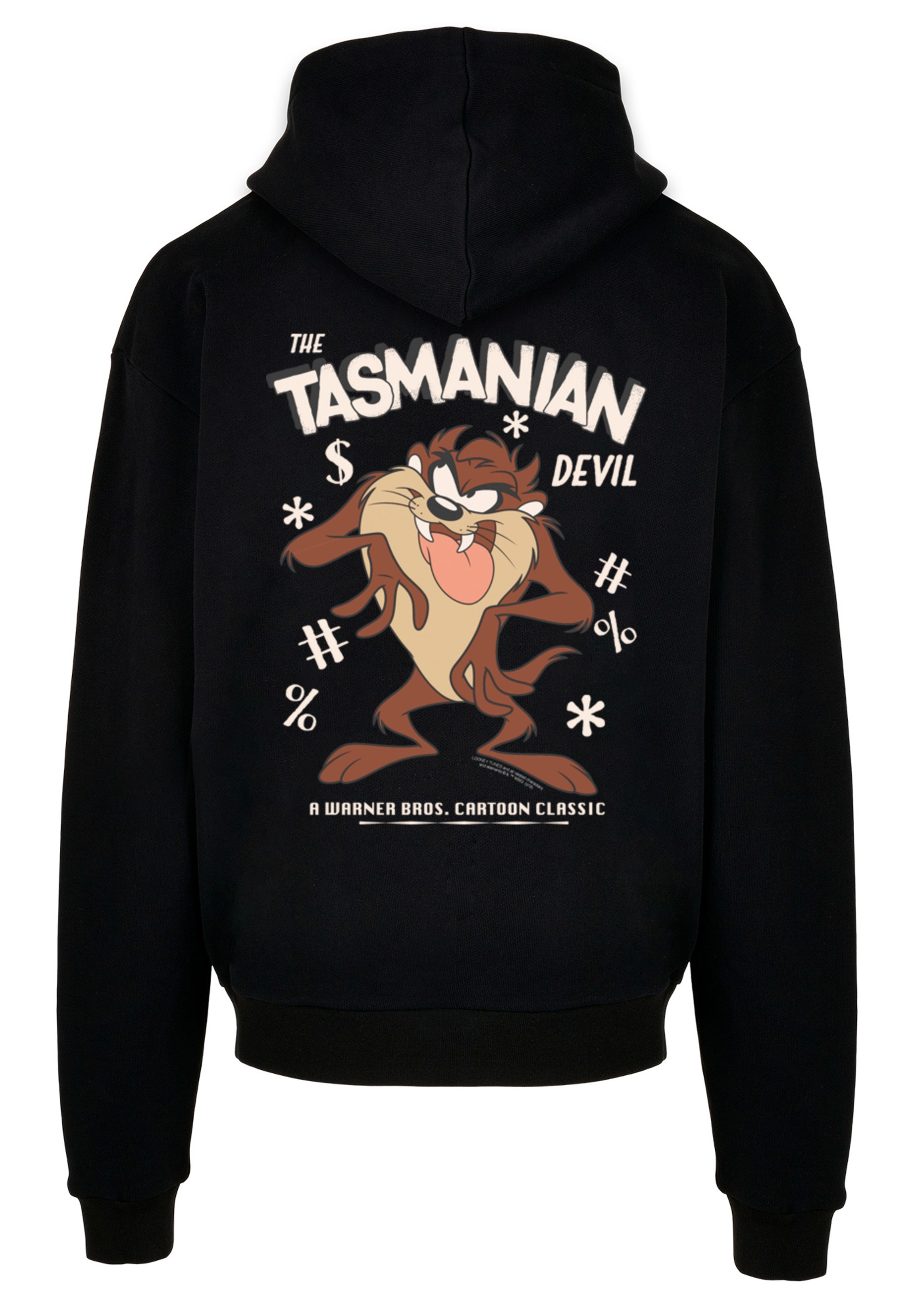 F4NT4STIC Kapuzenpullover »Looney Tunes Vintage Tasmanian Devil«, Print