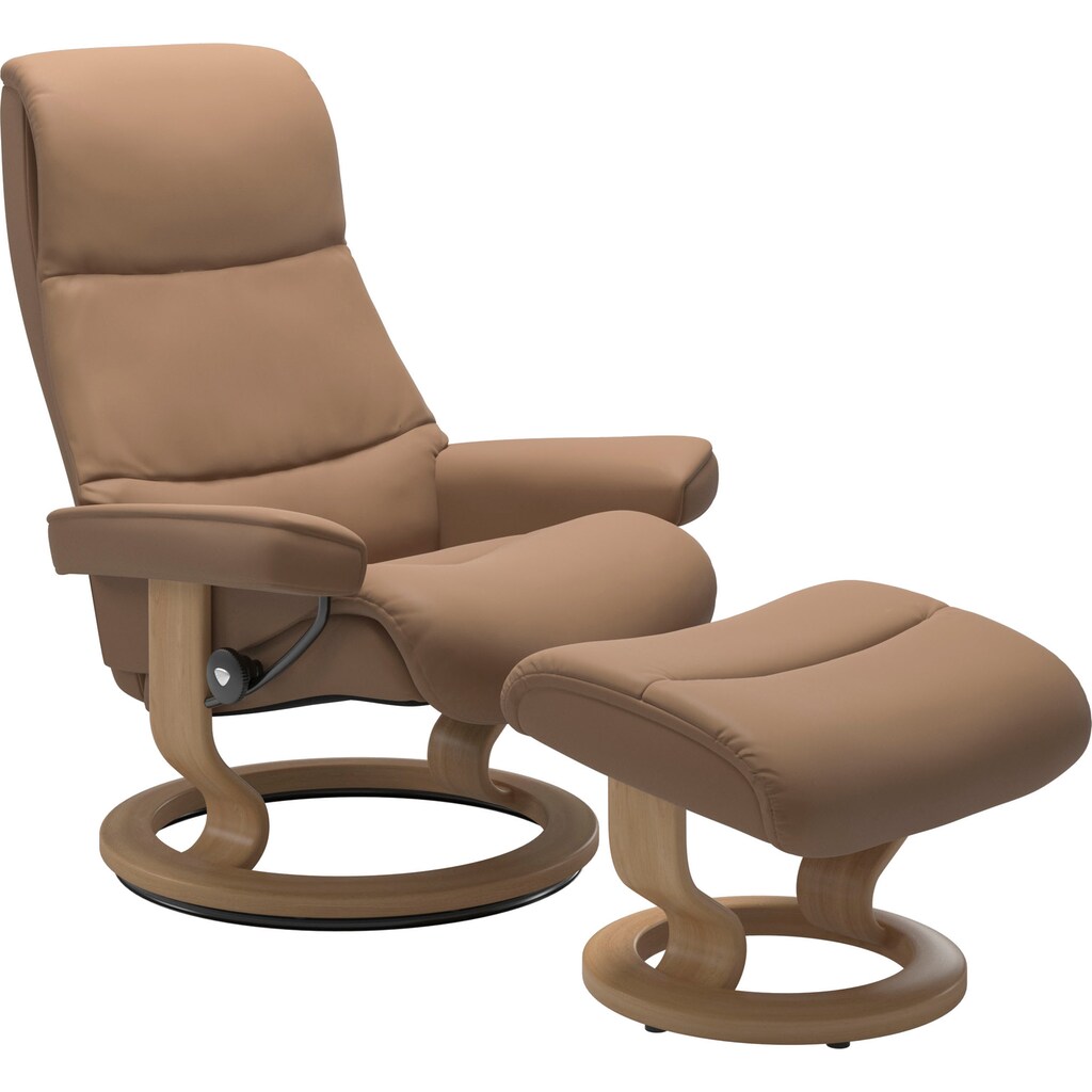 Stressless® Relaxsessel »View«, (Set, Relaxsessel mit Hocker)