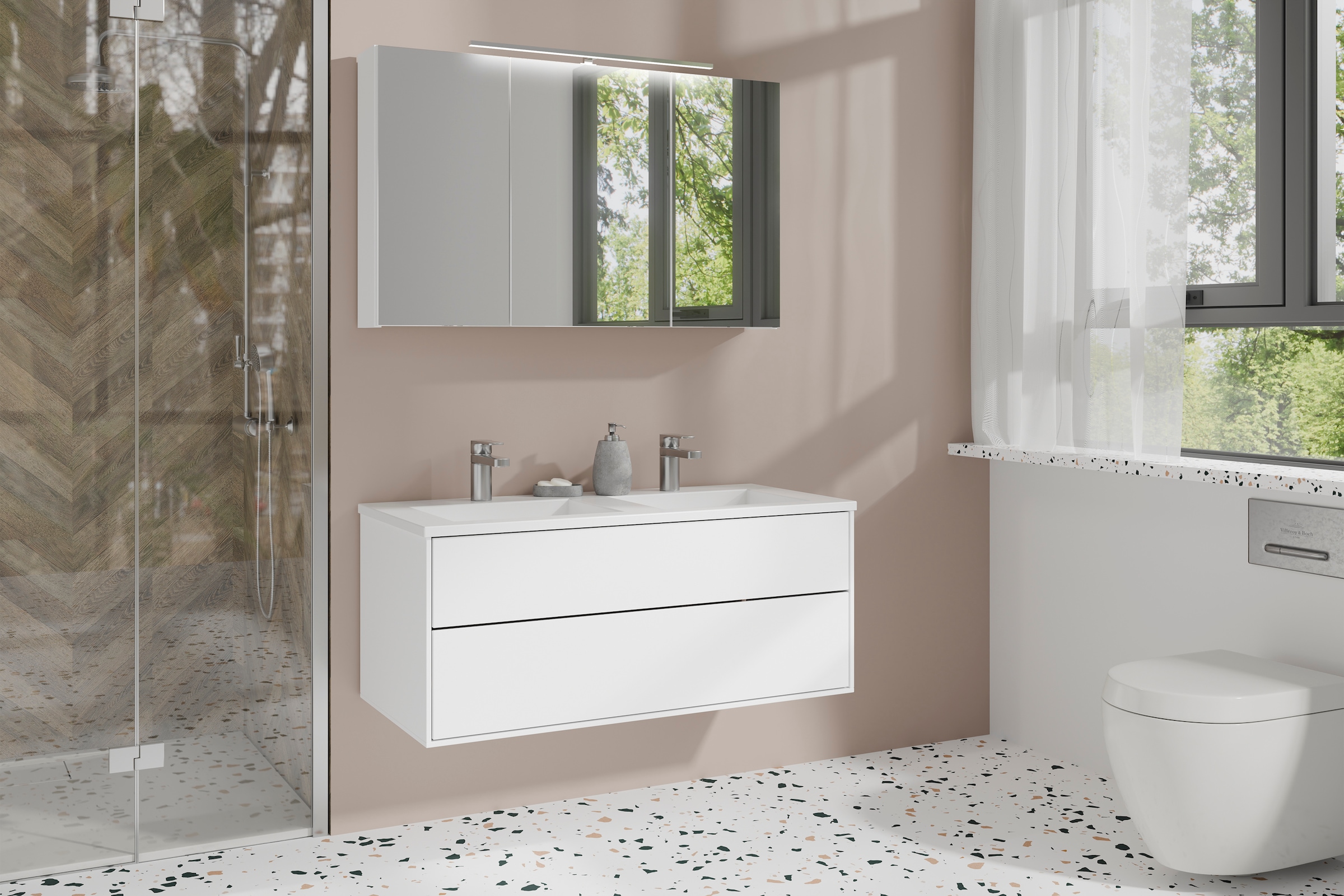 byLIVING Spiegelschrank »Serie Spree, in vielen Breiten erhältlich«