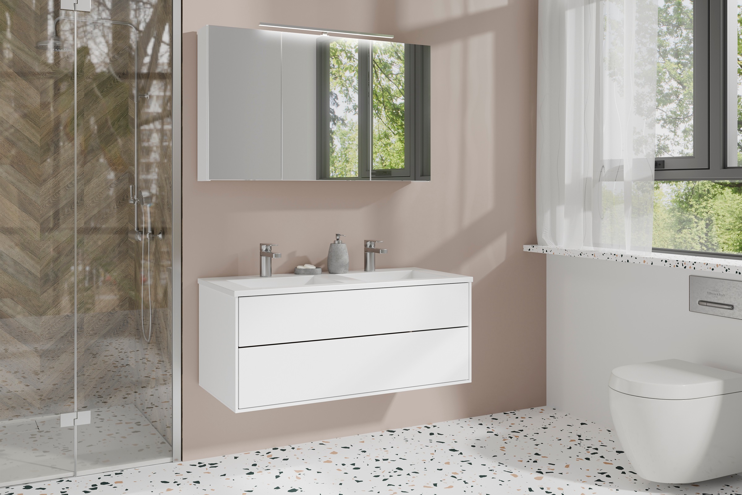 byLIVING Spiegelschrank "Serie Spree, in vielen Breiten erhältlich" Soft-Cl günstig online kaufen