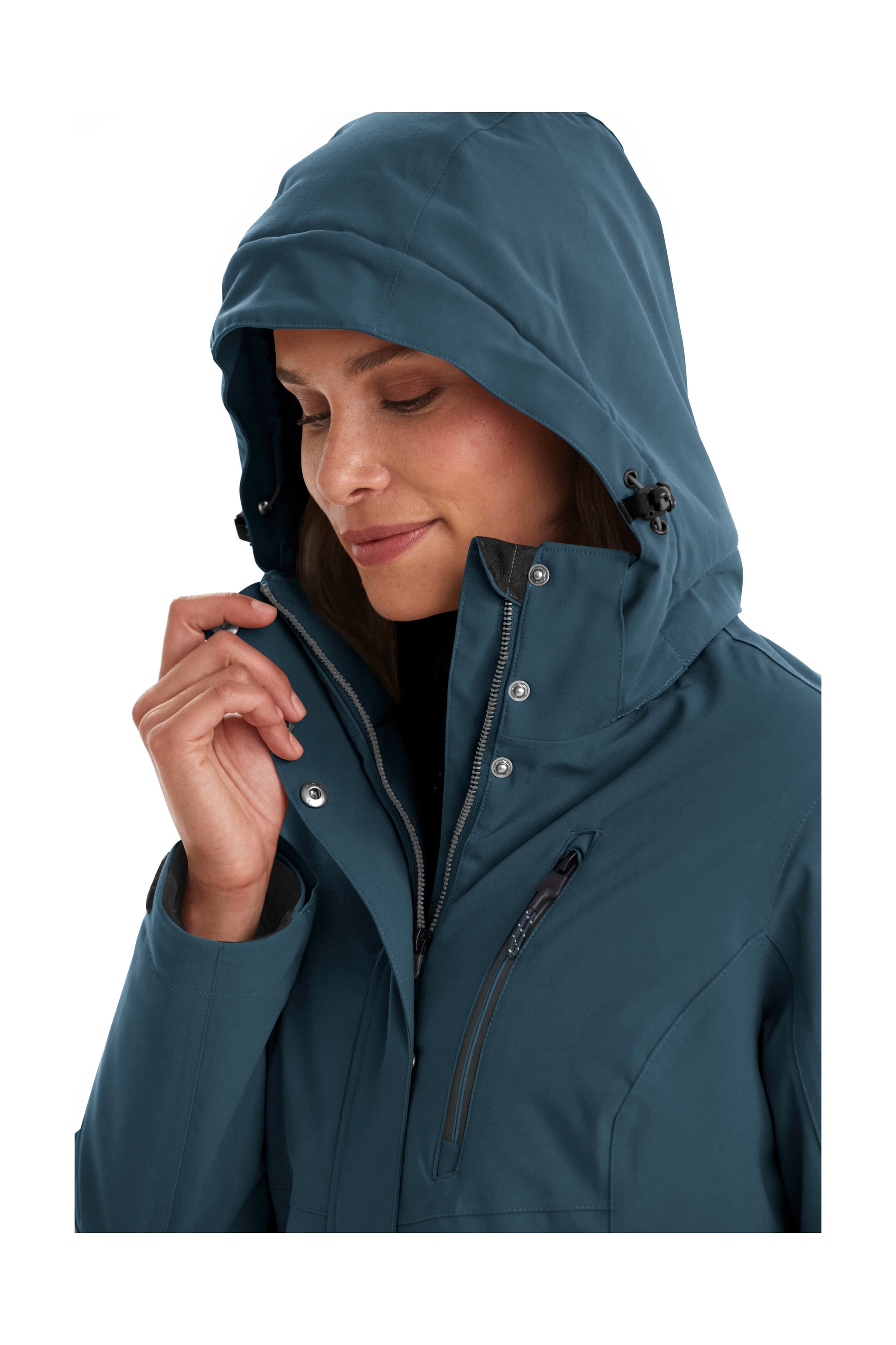 Killtec Parka »KOW 165 WMN PRK«, Wasser- und winddichter Parka mit Teddyfleece und abnehmbarer Kapuze