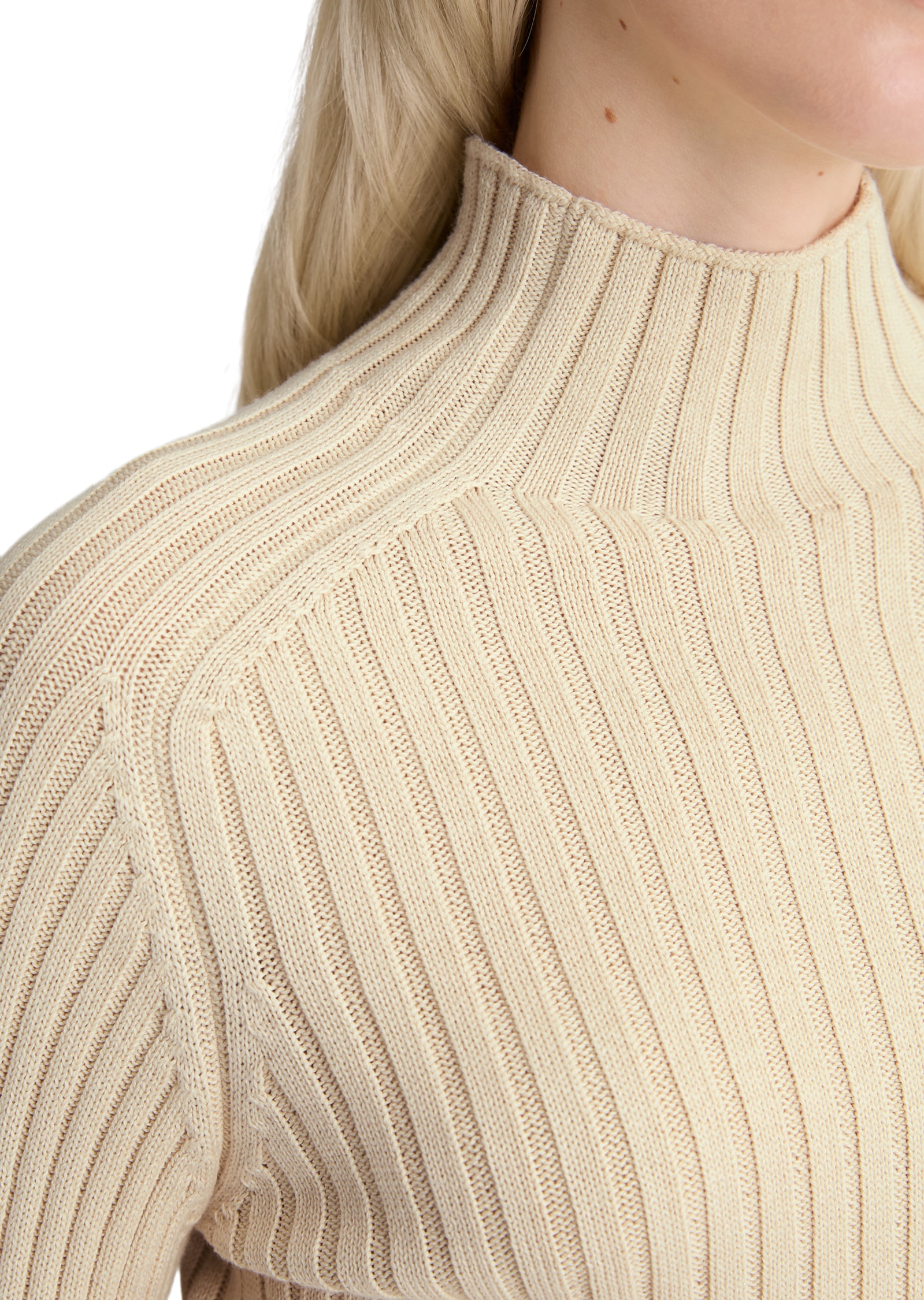 Marc O'Polo Stehkragenpullover »aus Heavy Weight Cotton«