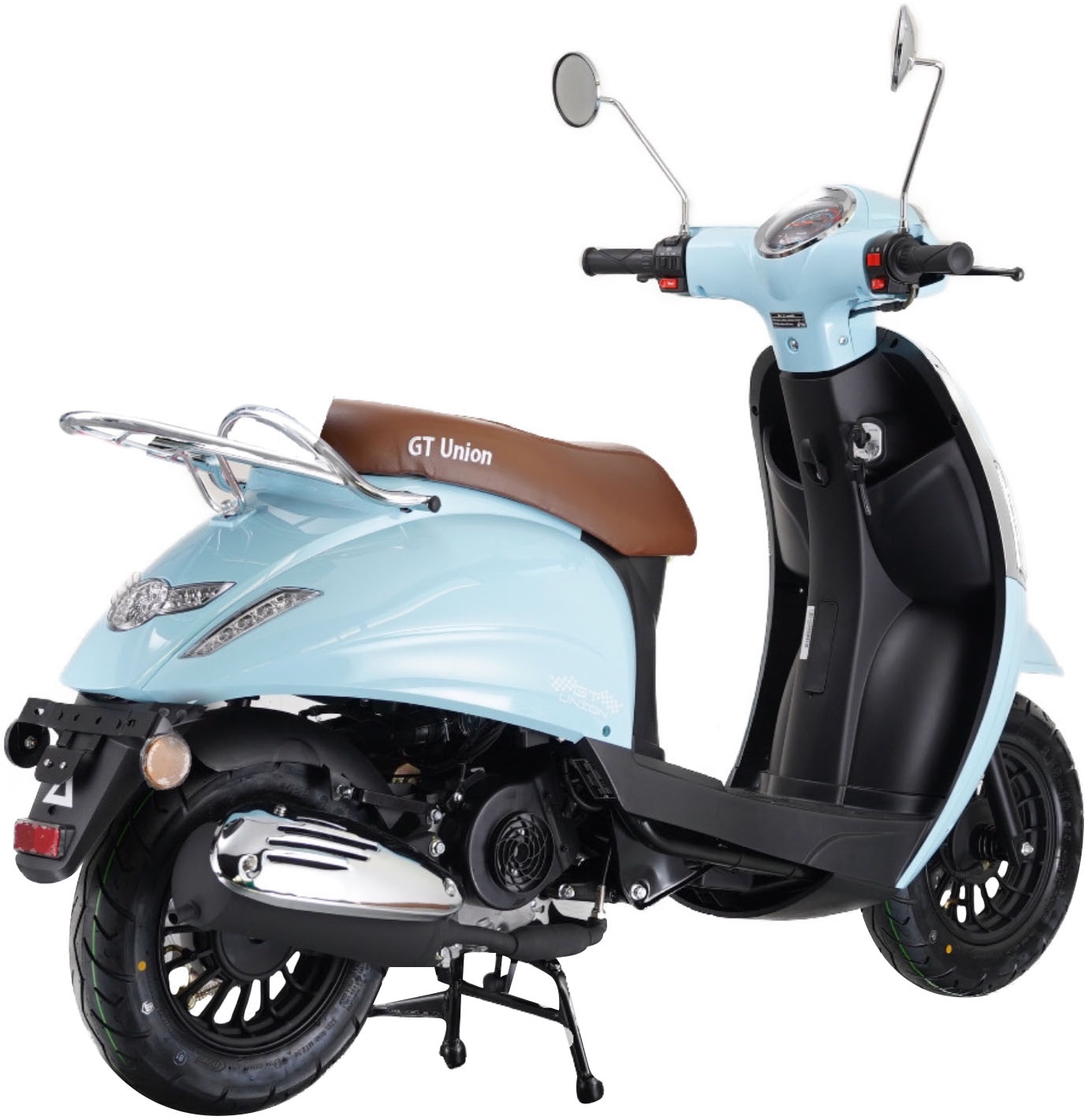 GT UNION Motorroller »Massimo 45 (mit/ohne Topcase)«, 50 cm³, 45 km/h, Euro 5, 3 PS, im Retro-Look