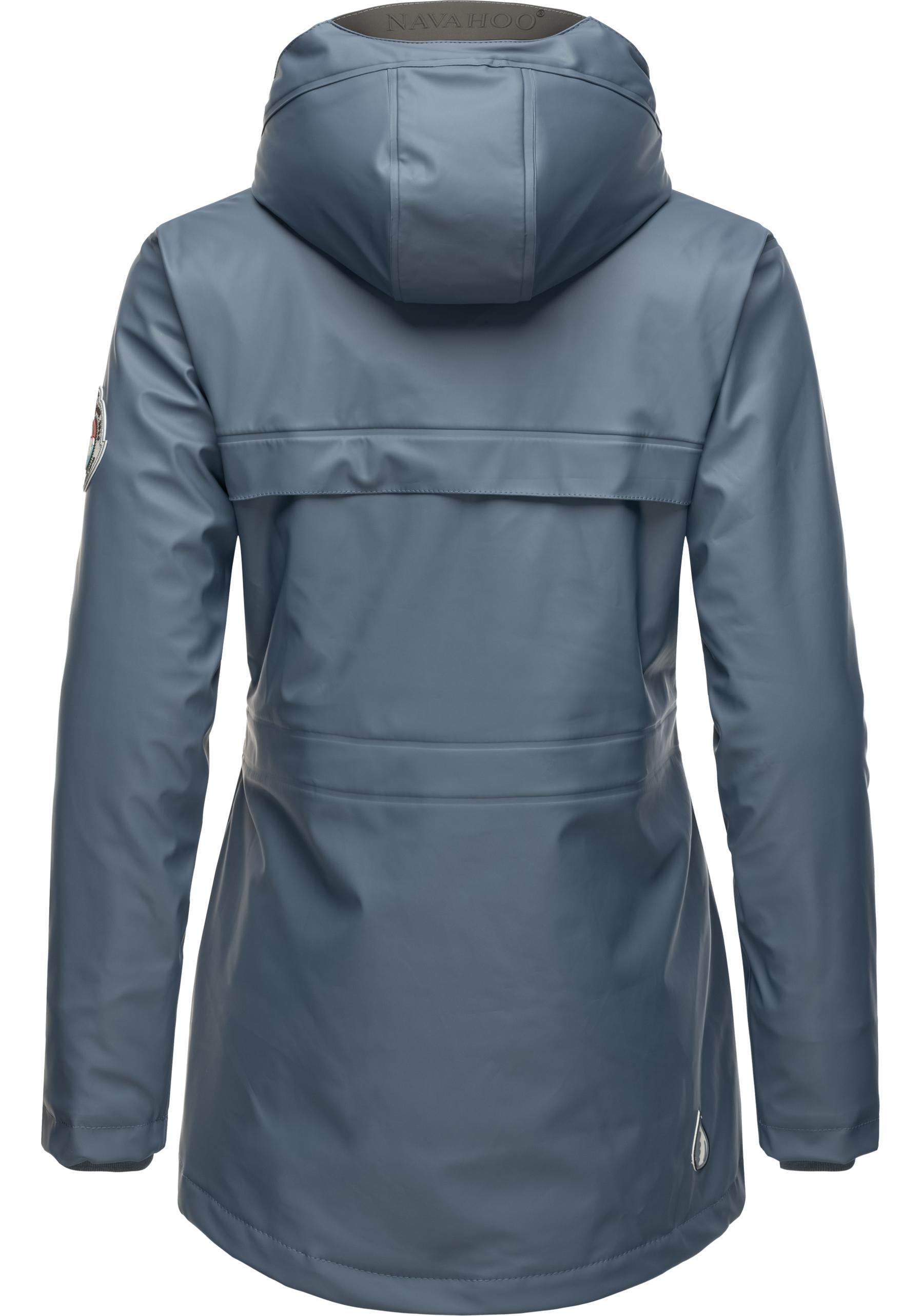 Navahoo Regenjacke »Oceans Heart«, mit Kapuze, stylischer wasserdichter Regenmantel mit Kapuze