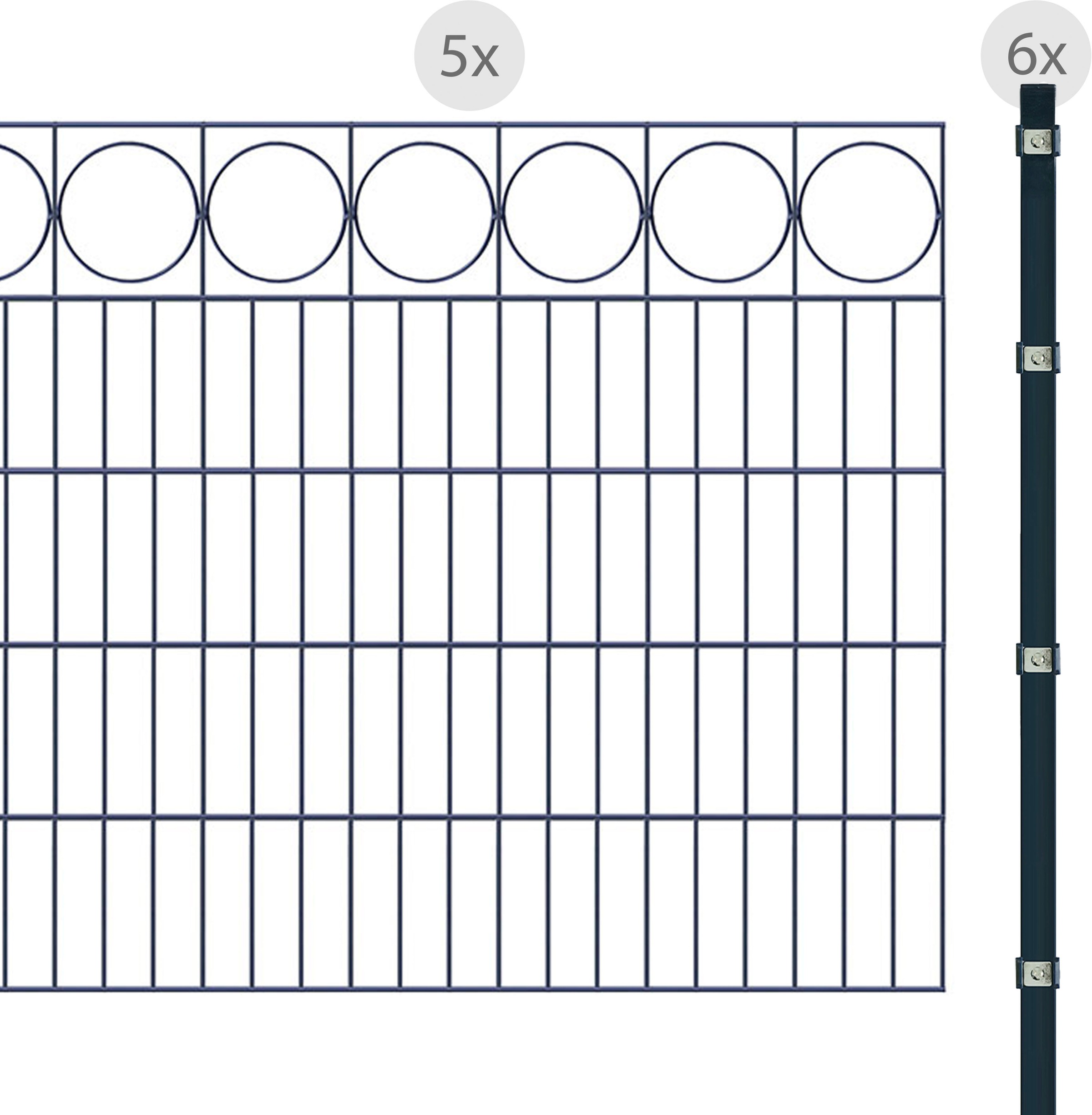 Arvotec Doppelstabmattenzaun "ESSENTIAL 100 zum Einbetonieren "Ring" mit Zi günstig online kaufen