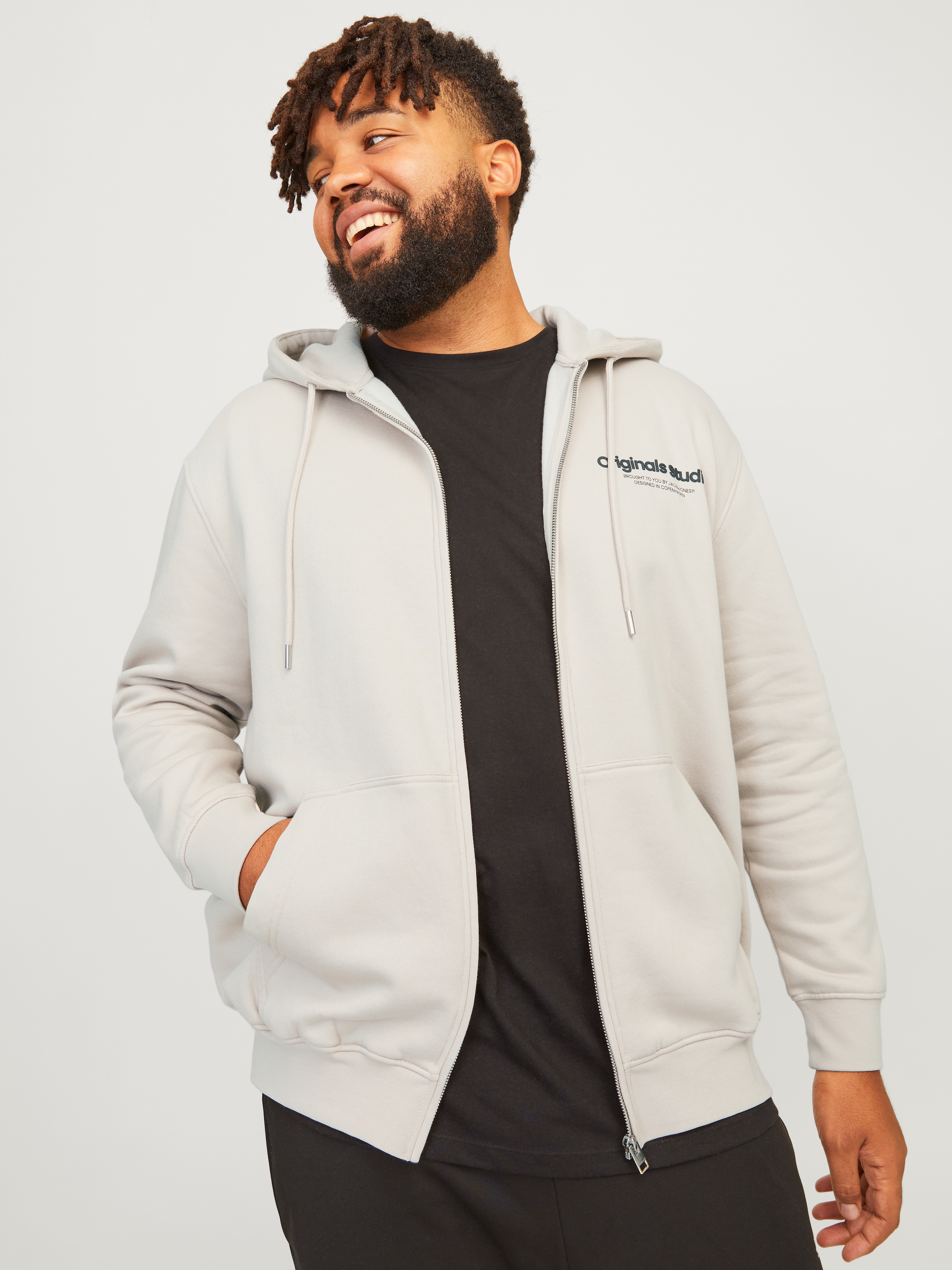 Jack & Jones PlusSize Kapuzensweatjacke »JORVESTERBRO SWEAT ZIP HOOD NOOS PLS«