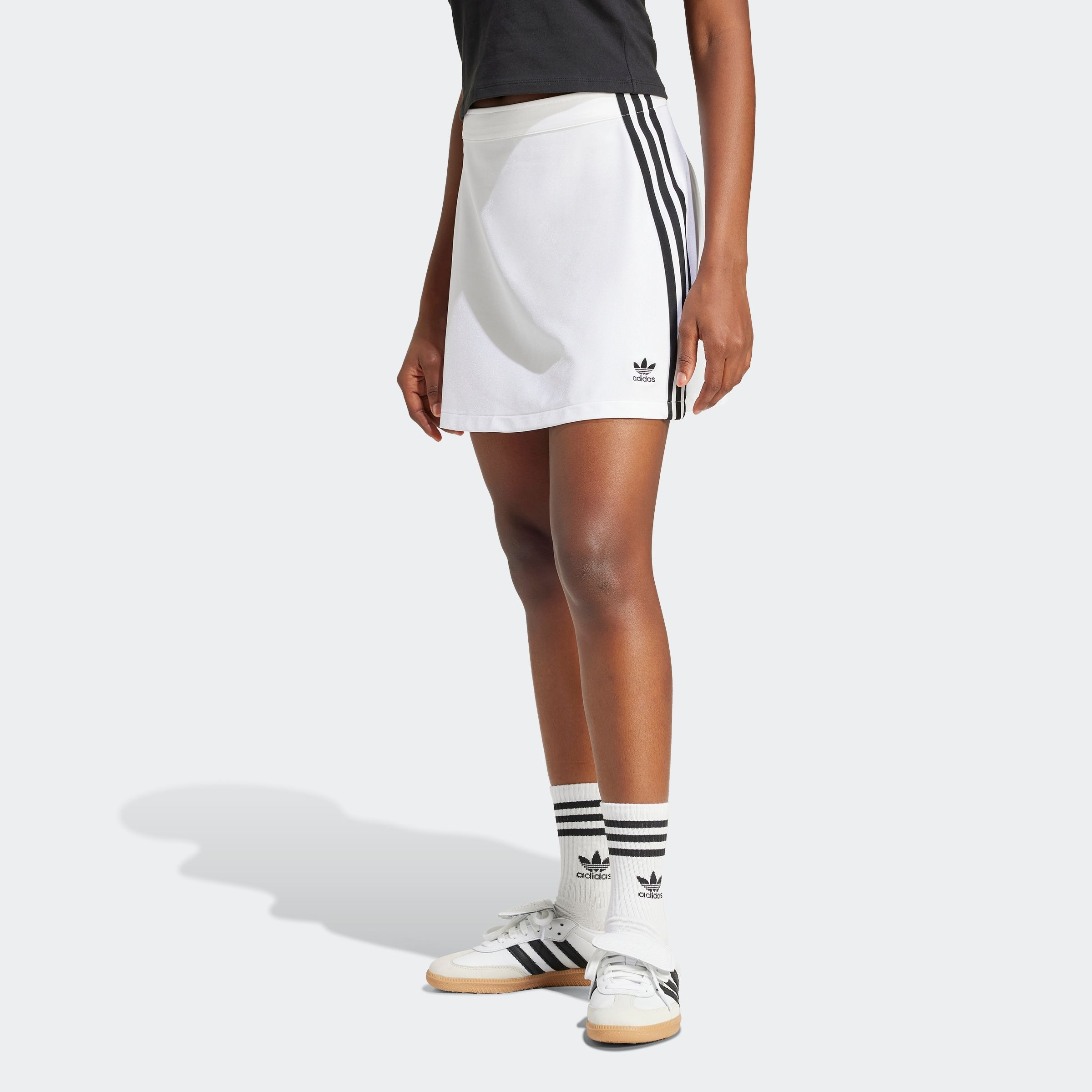 adidas Originals "3S MINI SKIRT" klassische Silhouette, kürzerer Schnitt, aus Polyester und Elasthan