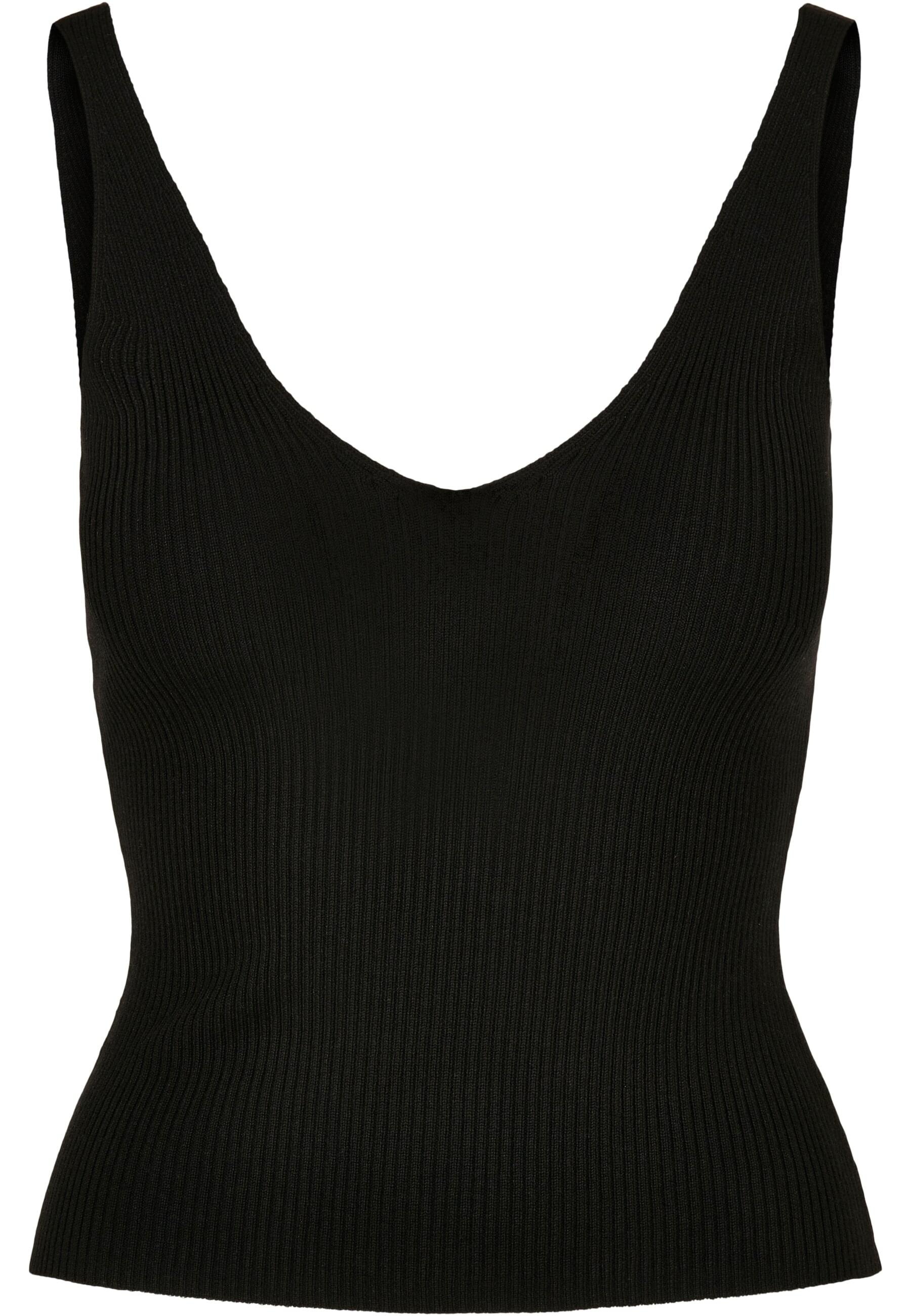 URBAN CLASSICS Muskelshirt »Urban Classics Damen Ladies Rib Knit Top«, (1 tlg.)