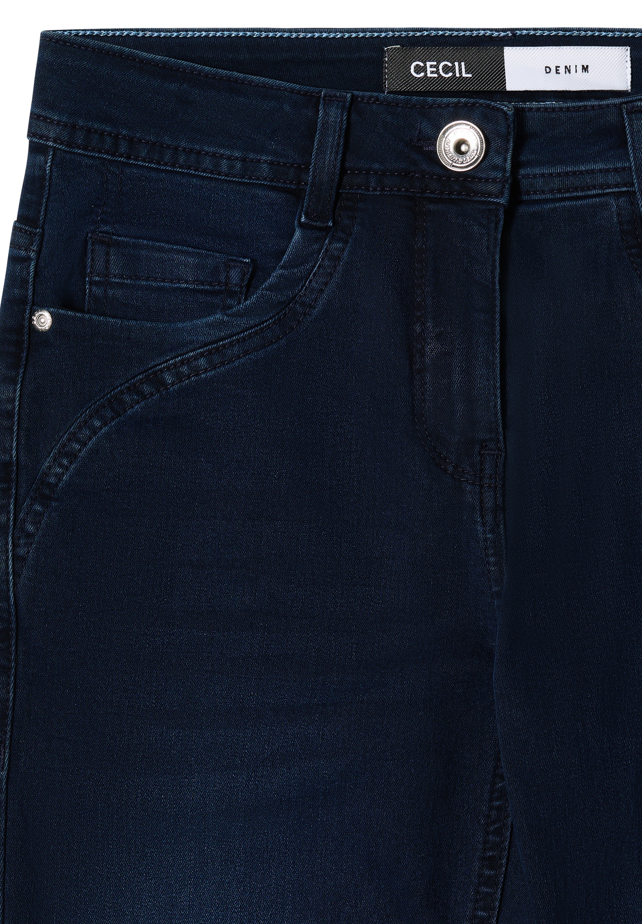 Cecil Slim-fit-Jeans, High Waist
