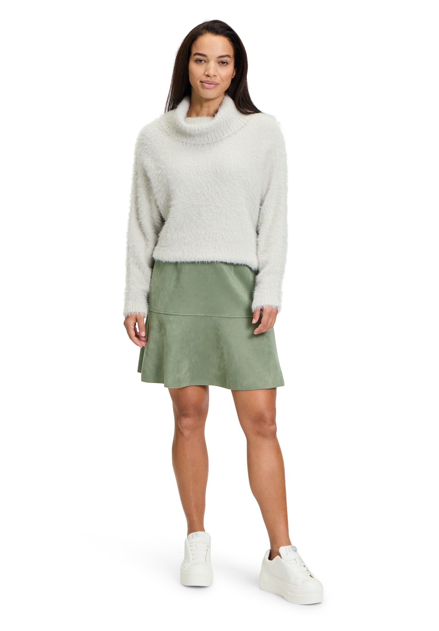 Cartoon Strickpullover »Cartoon Strickpullover mit Turtle Neck«, (1 tlg.), Rippbündchen