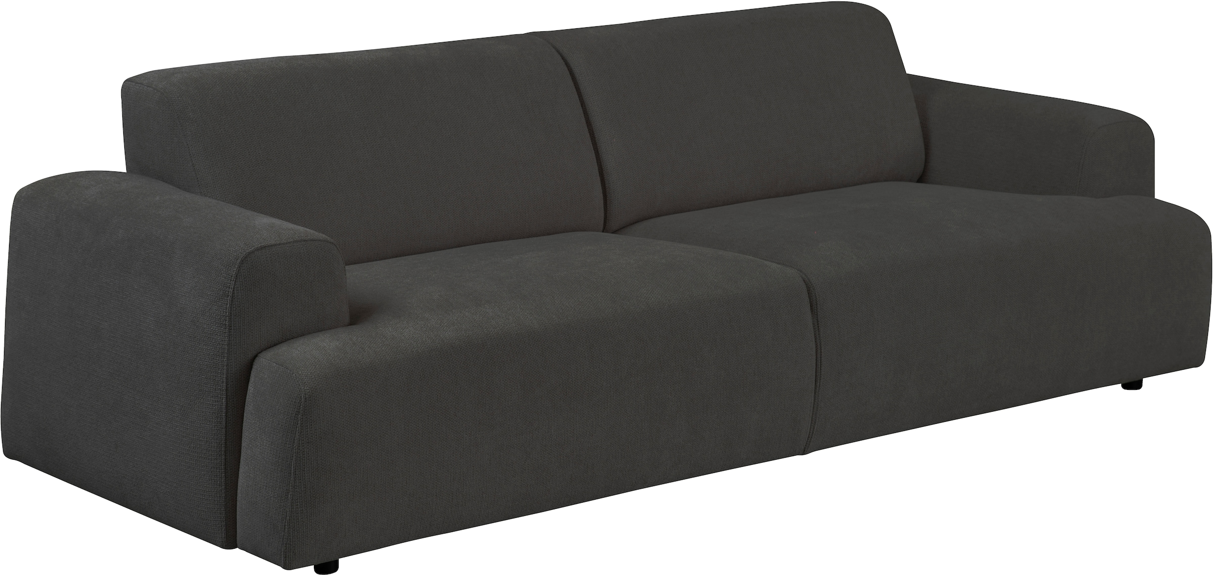 andas 3-Sitzer »Linkka, Breite 237 cm«, in einem weichen Chenille-Stoff, mit Wellenunterfederung