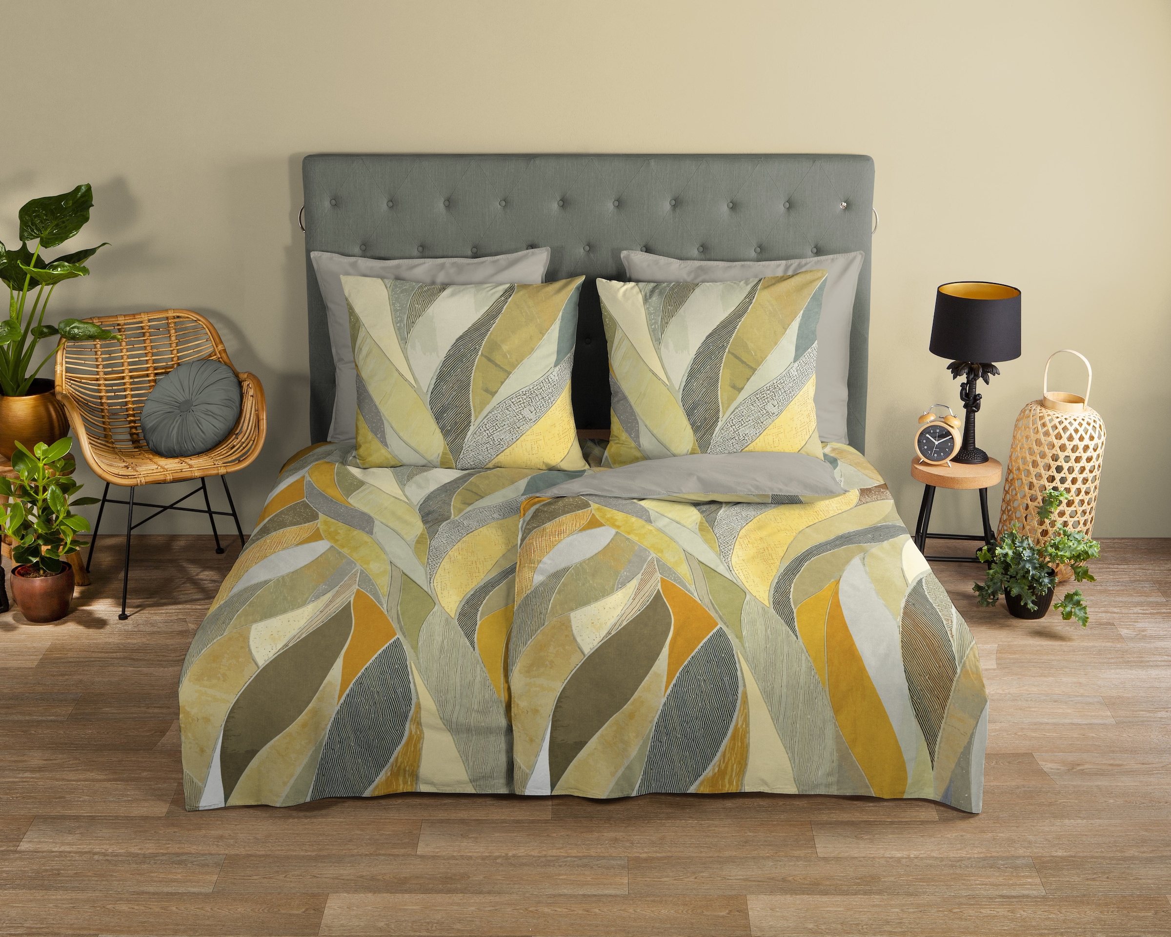 good morning Wendebettwäsche "Yellowst" 3 Stk. 100% Baumwolle, Renforcé, Re günstig online kaufen