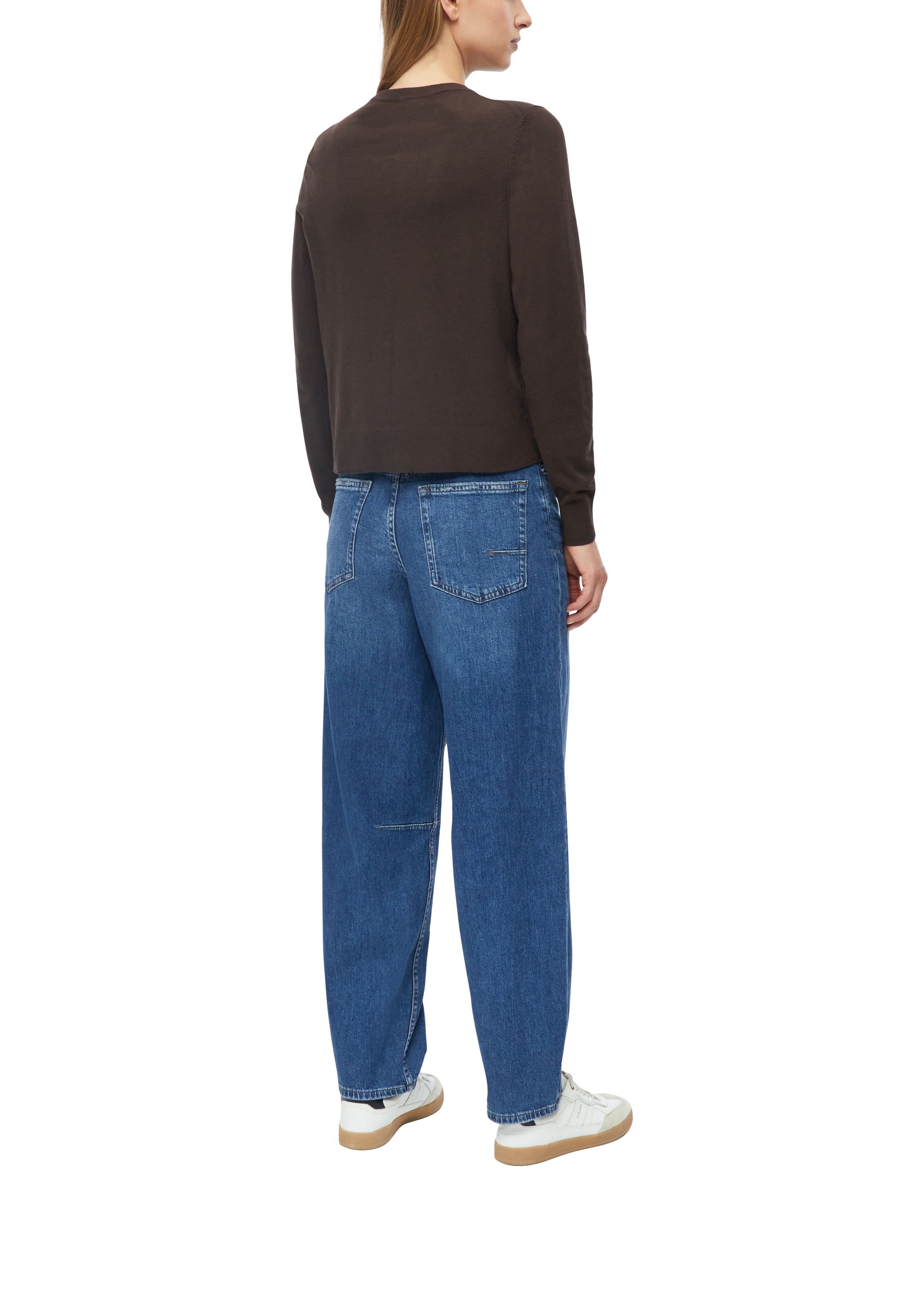 s.Oliver Strickjacke Rundhals mit Viskose