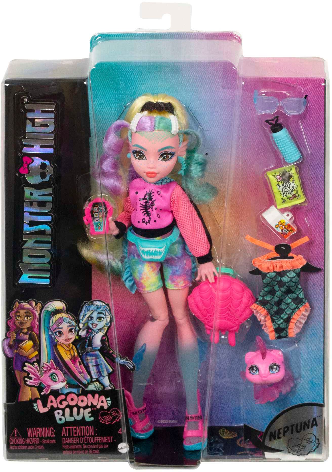 MonsterHigh™ Anziehpuppe »Lagoona Blue mit Piranha«