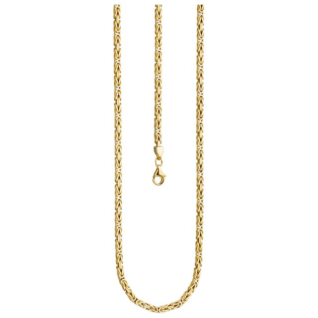 JOBO Kette ohne Anhänger, Königskette 925 Silber vergoldet 60 cm online  bestellen | BAUR