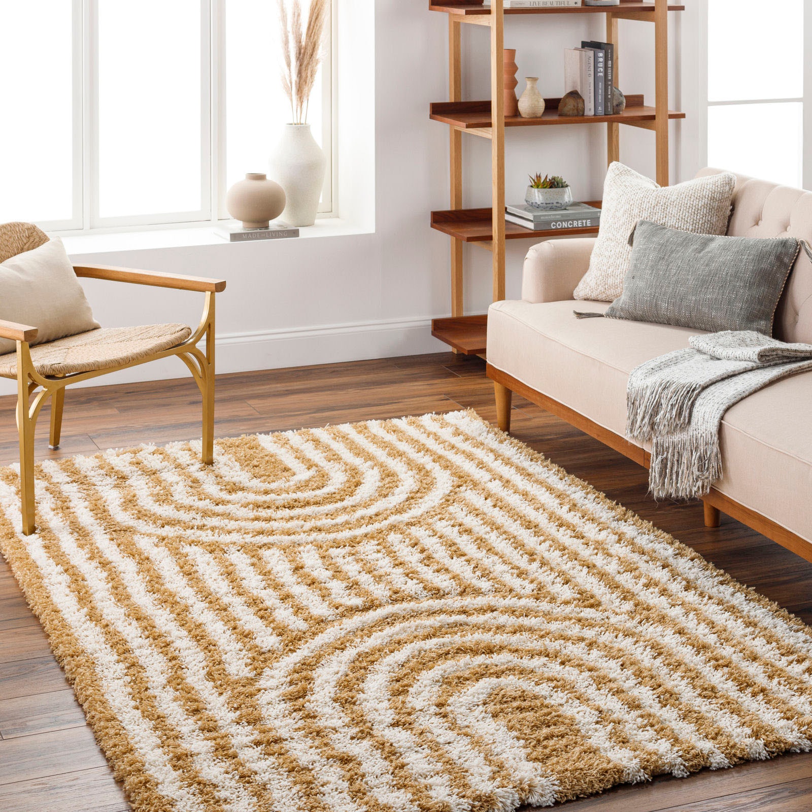 Livabliss Hochflor-Teppich "TRAKAI" rechteckig 52 mm Höhe Flauschig, Langfl günstig online kaufen