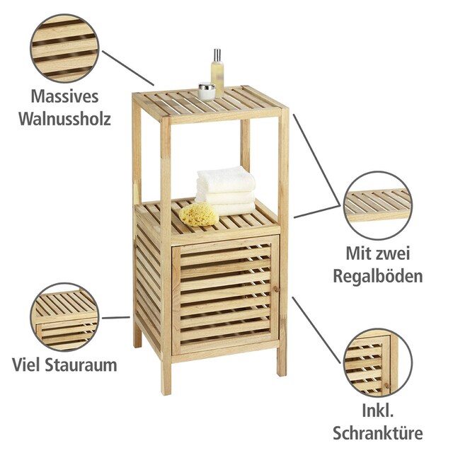 WENKO Badregal »Norway«, mit Tür kaufen | BAUR