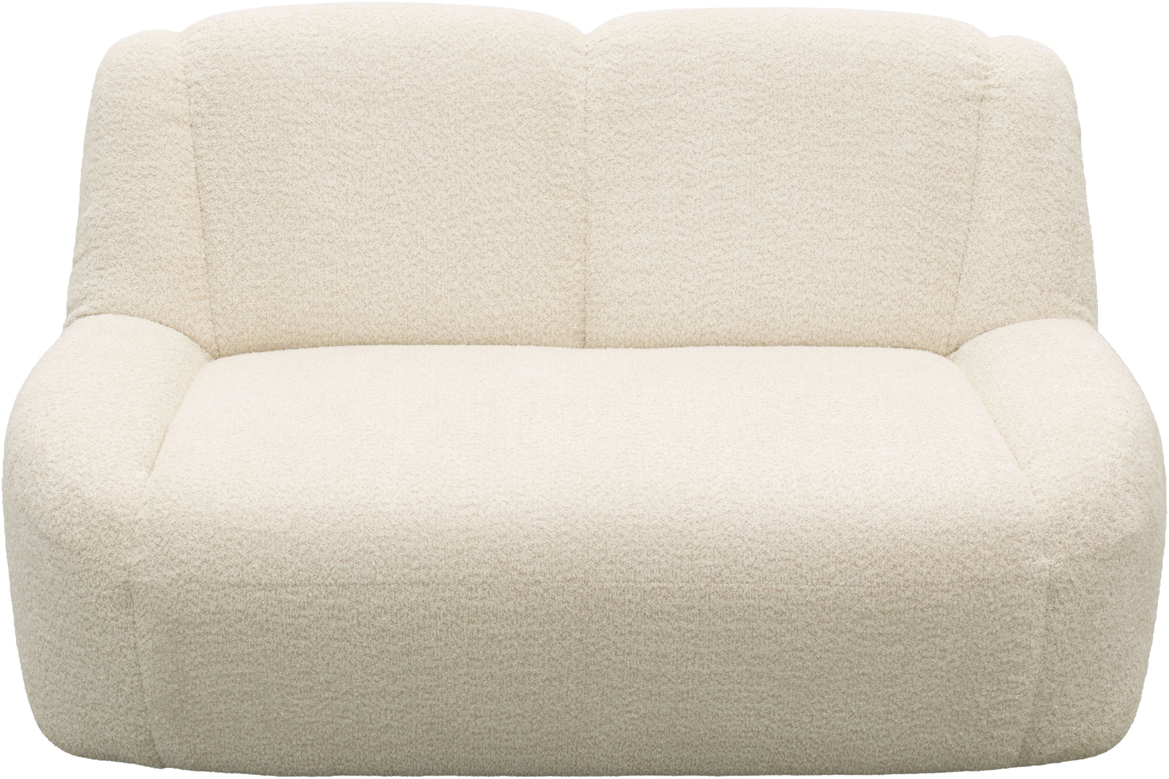 DOMO collection Polstergarnitur »Ryos, Sessel und 2-Sitzer, organische Form« Set, 2 tlg. skulpturale Opik, cozy chic