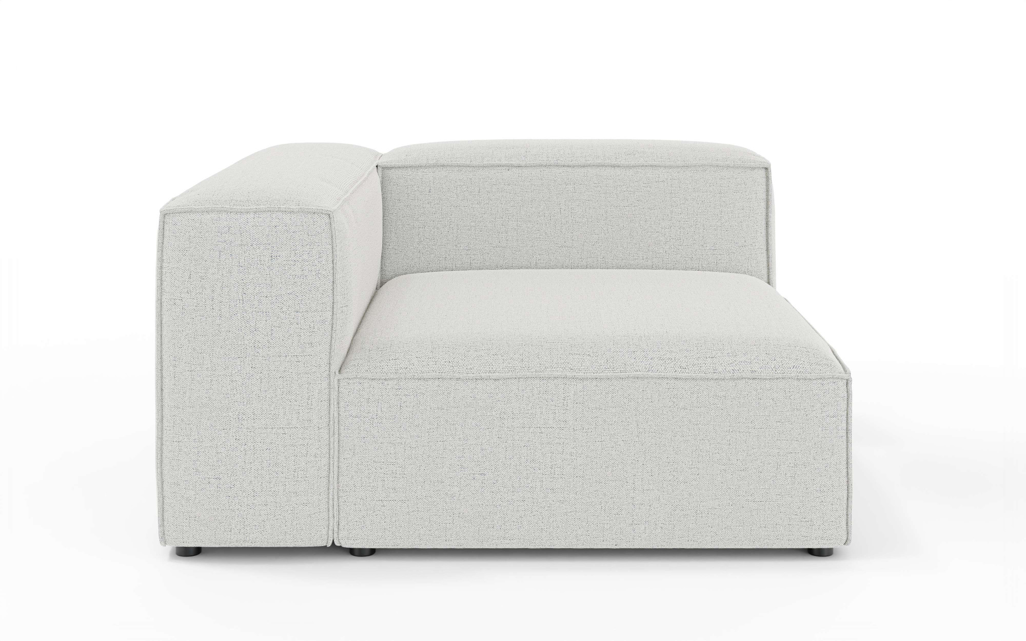 OTTO home Ottomane "HAILY links/rechts bestellbar, Loungemöbel, Maße B/T/H: 130/130/72 cm" als Modul oder separat verwendbar, für individuelle Zusammenstellung