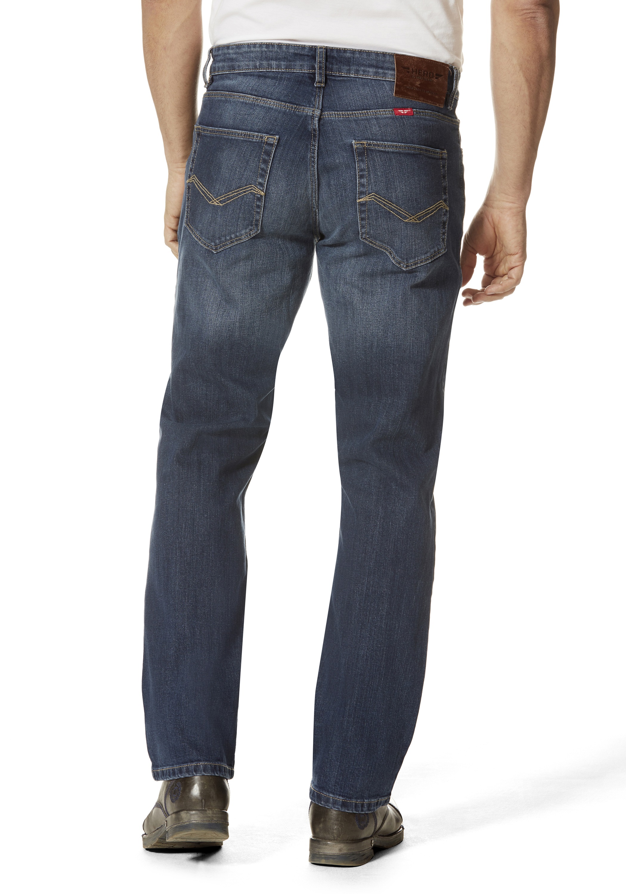 HERO by John Medoox Straight-Jeans HERO DENVER STRAIGHT FIT STRETCH JEANS - günstig online kaufen