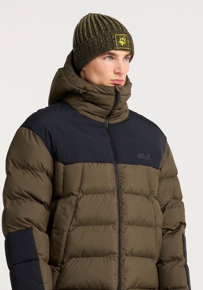 Jack Wolfskin Beanie »BADGE PAW BEANIE« Strickbeanie, warm, weich