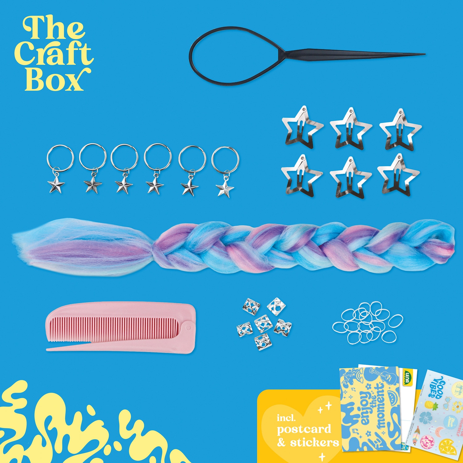 Lena® Kreativset »The Craft Box, DIY Festival Hair Set«