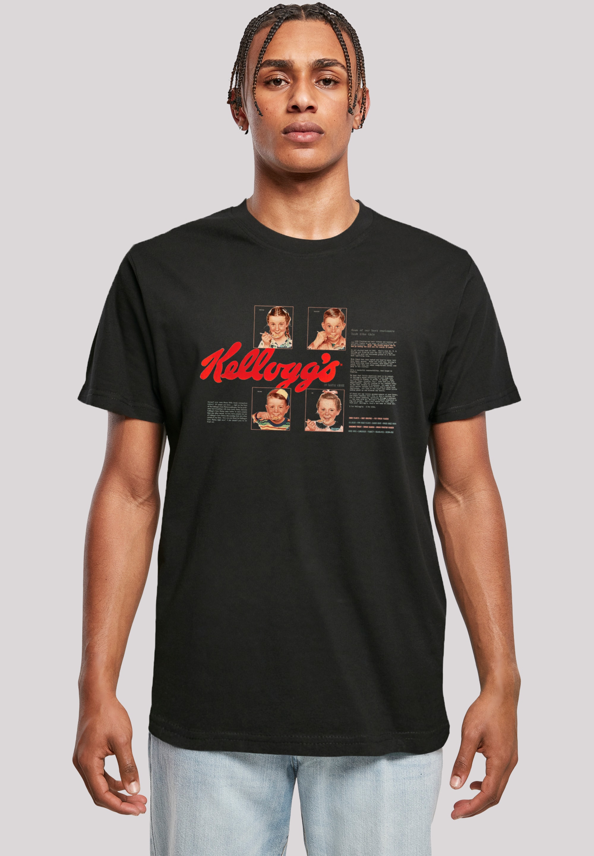 F4NT4STIC T-Shirt "Kelloggs Corn Flakes Cereal Box Children Retro" Premium günstig online kaufen