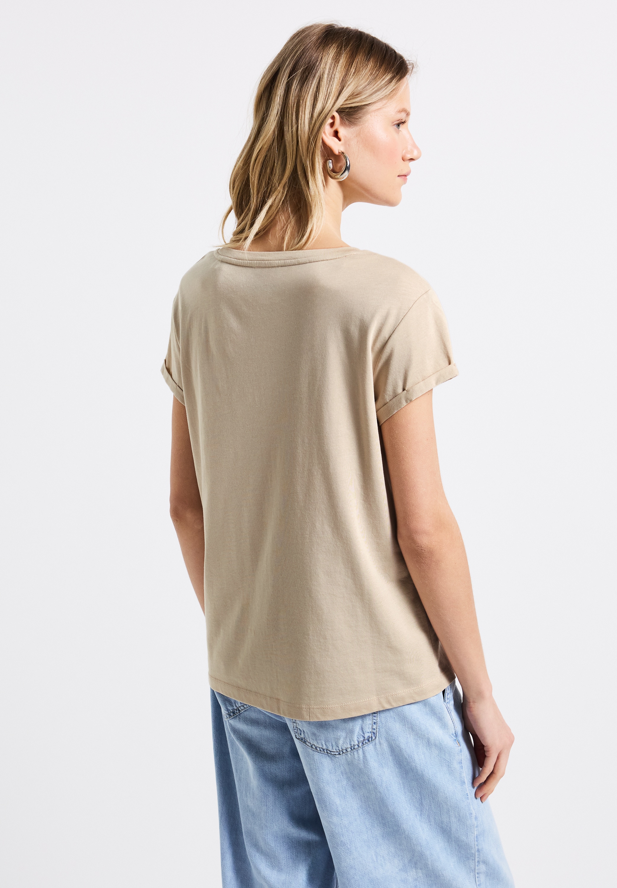 STREET ONE T-Shirt, mit Rundhalsausschnitt