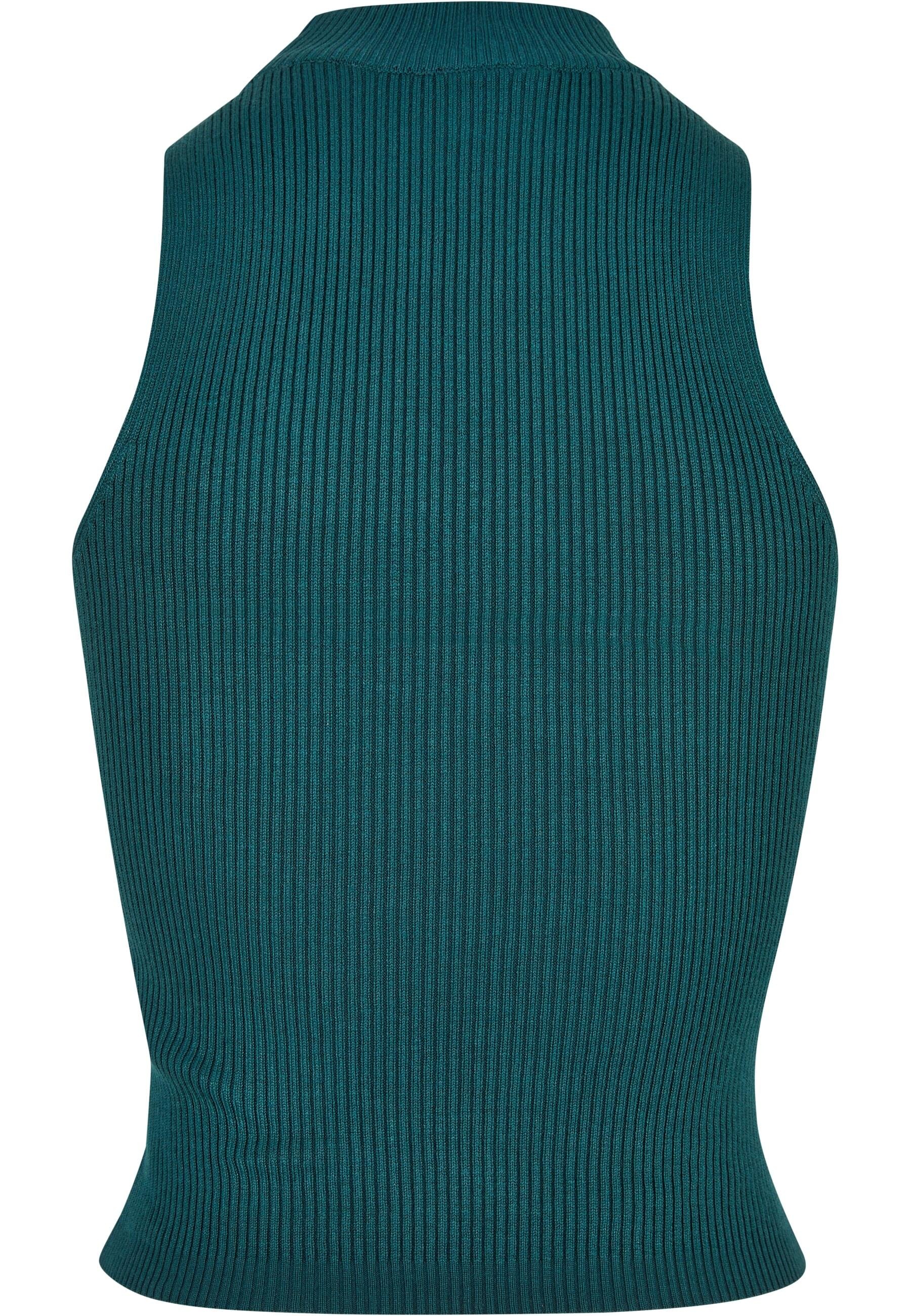 URBAN CLASSICS Muskelshirt »Urban Classics Damen Ladies Short Rib Knit Turtleneck Top«, (1 tlg.)