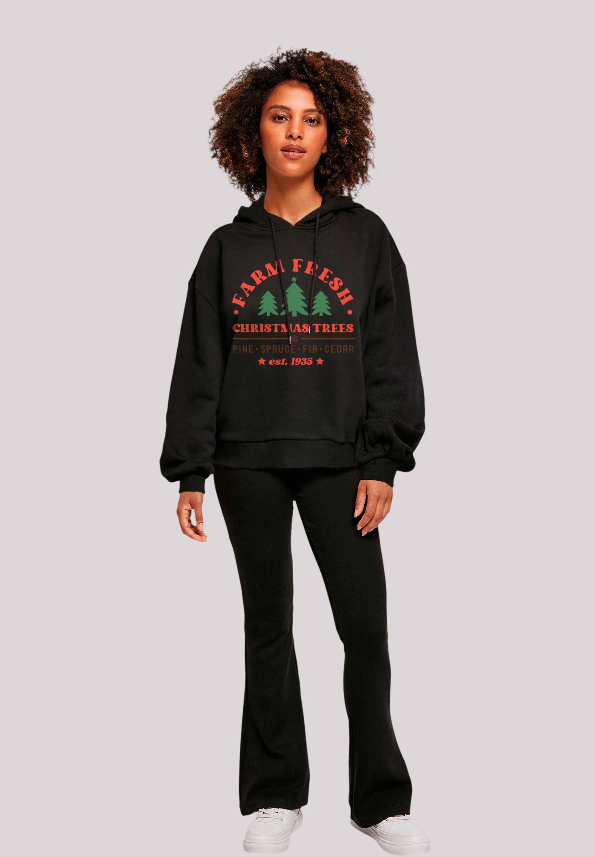 F4NT4STIC Kapuzenpullover »Weihnachten Trees Collegiate Warm and Cozy«, Premium Qualität, Christmas Collection